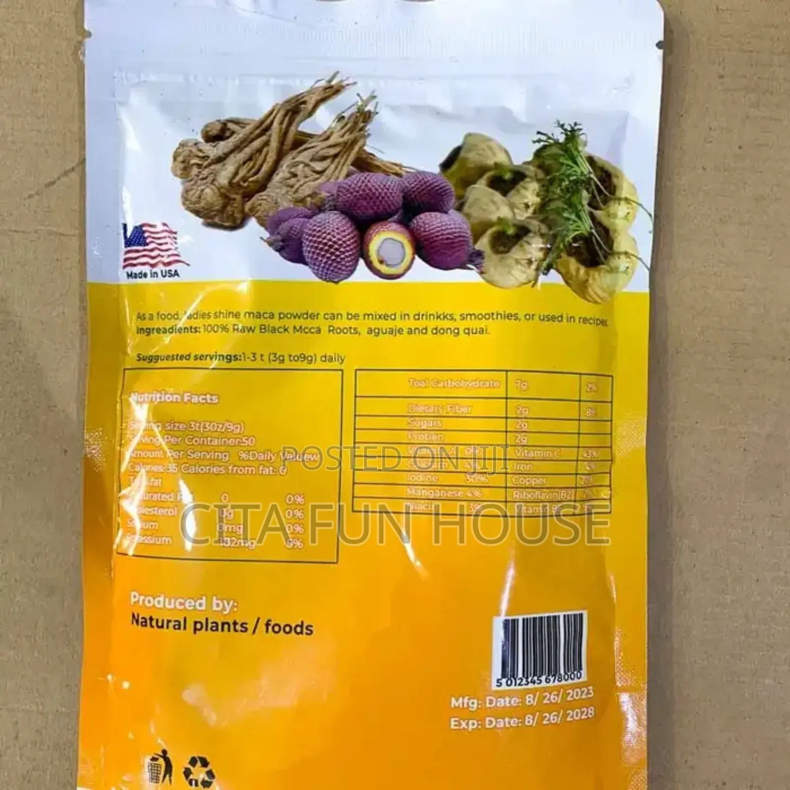 Pure Maca Powder Mixture of Aguage Dong Guai 300g