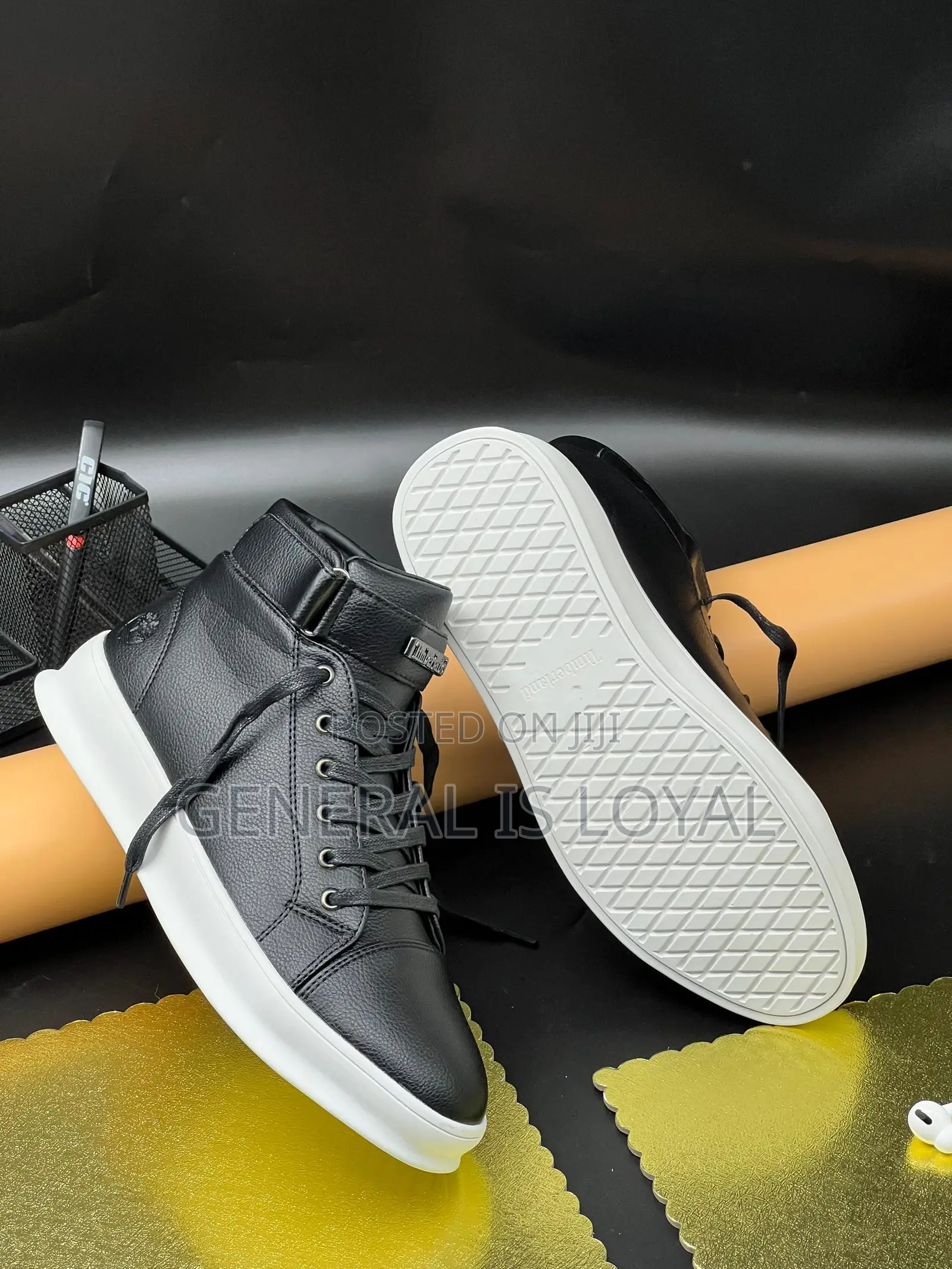 Timberland White and Black