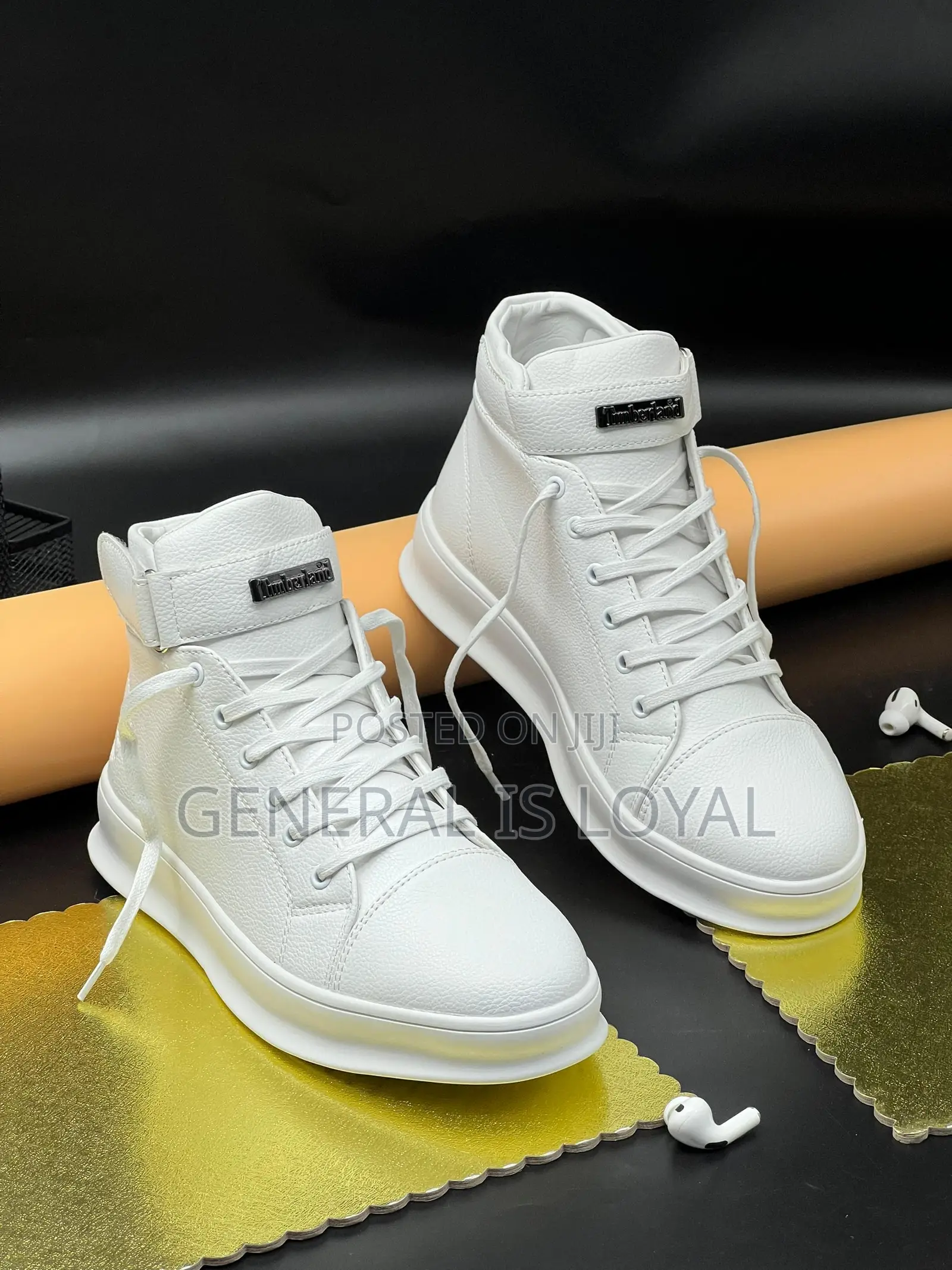 Timberland White and Black