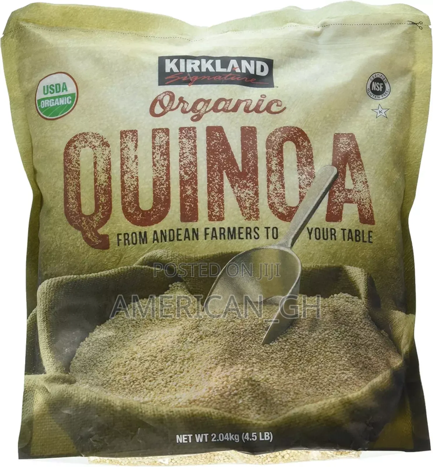 Kirkland Signature Organic Gluten-Free Quinoa, 2.04kg