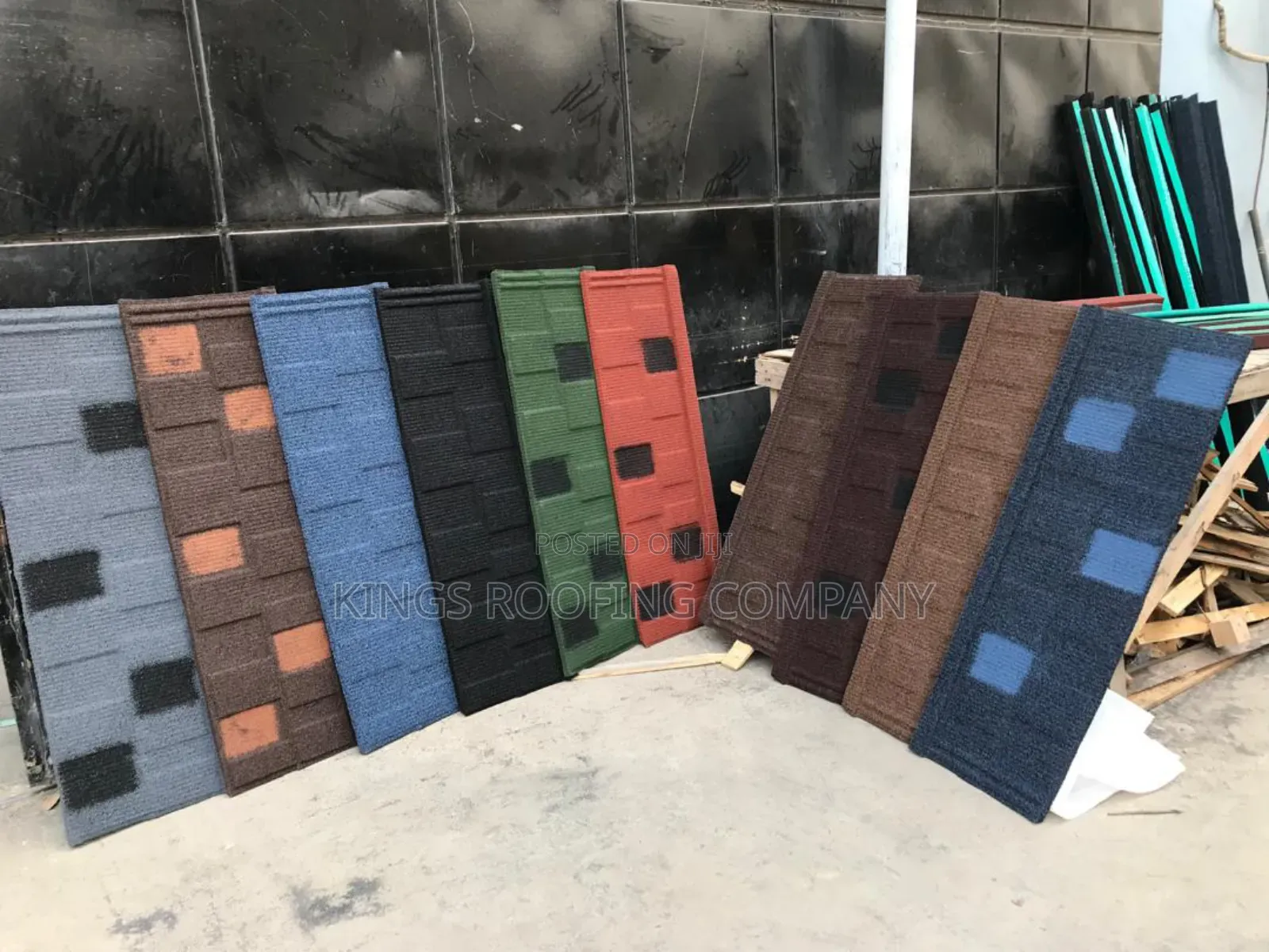 Multicolor Shingles Made With Alu-Zinc