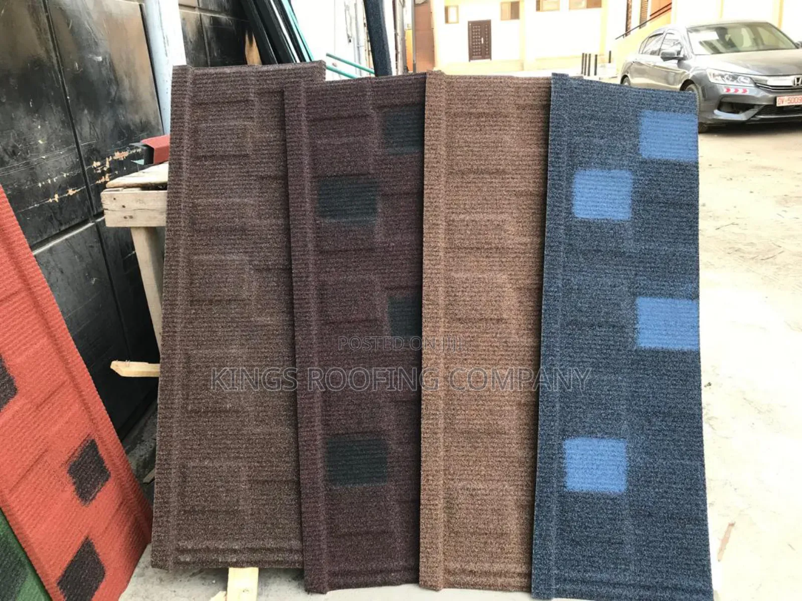 Multicolor Shingles Made With Alu-Zinc
