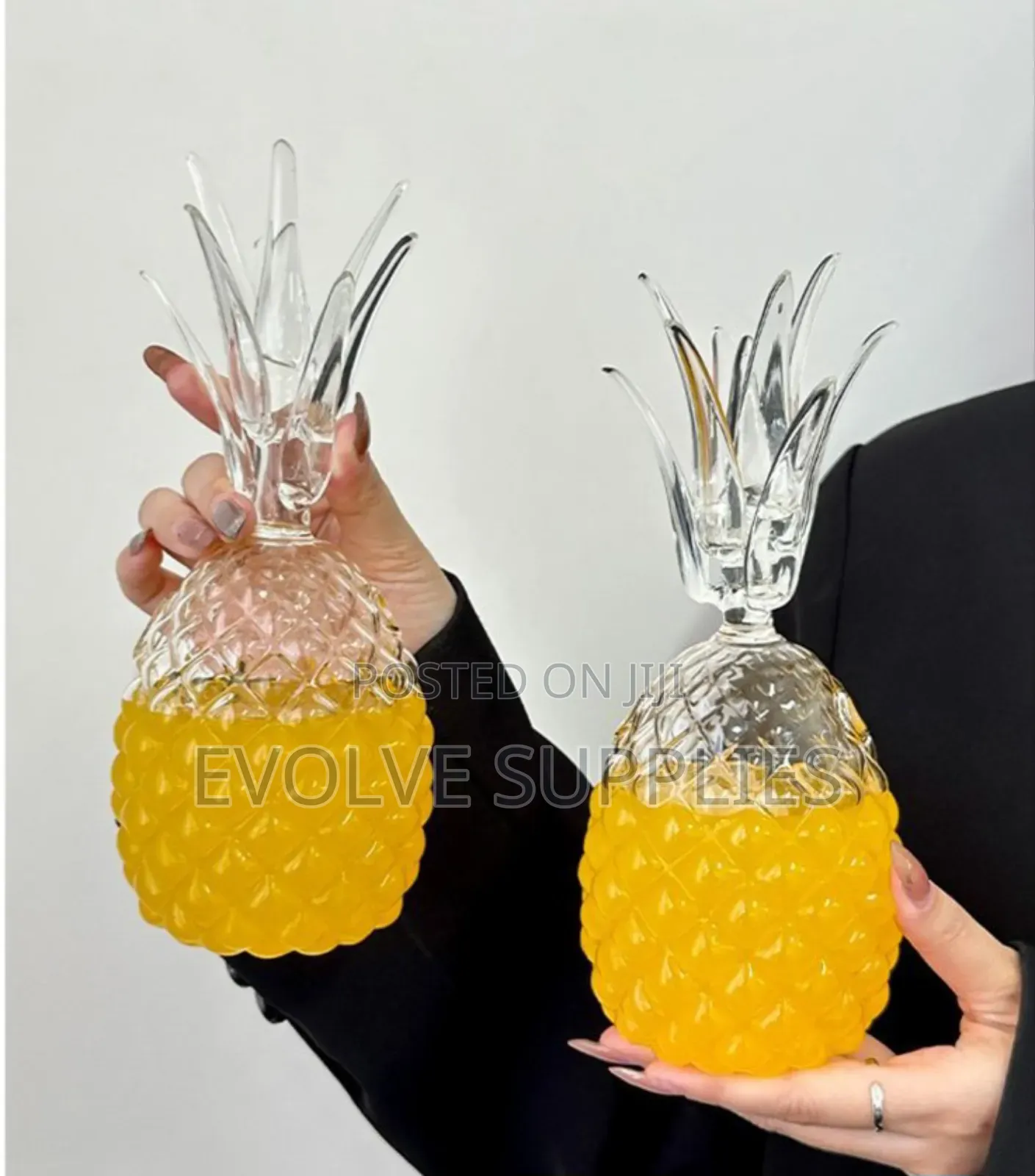 350ml Pineapple Glass Cup