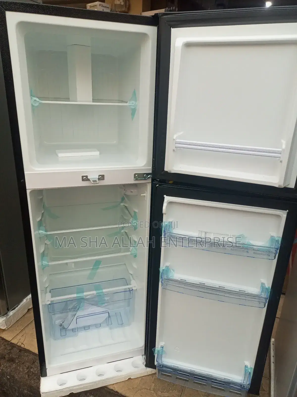 138 Liters Novo Double Door Silver Refrigerator