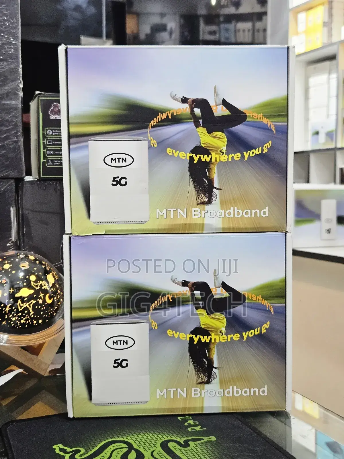 MTN 5g Zte Mc888d Universal Wifi 6 Router With Mini Ups