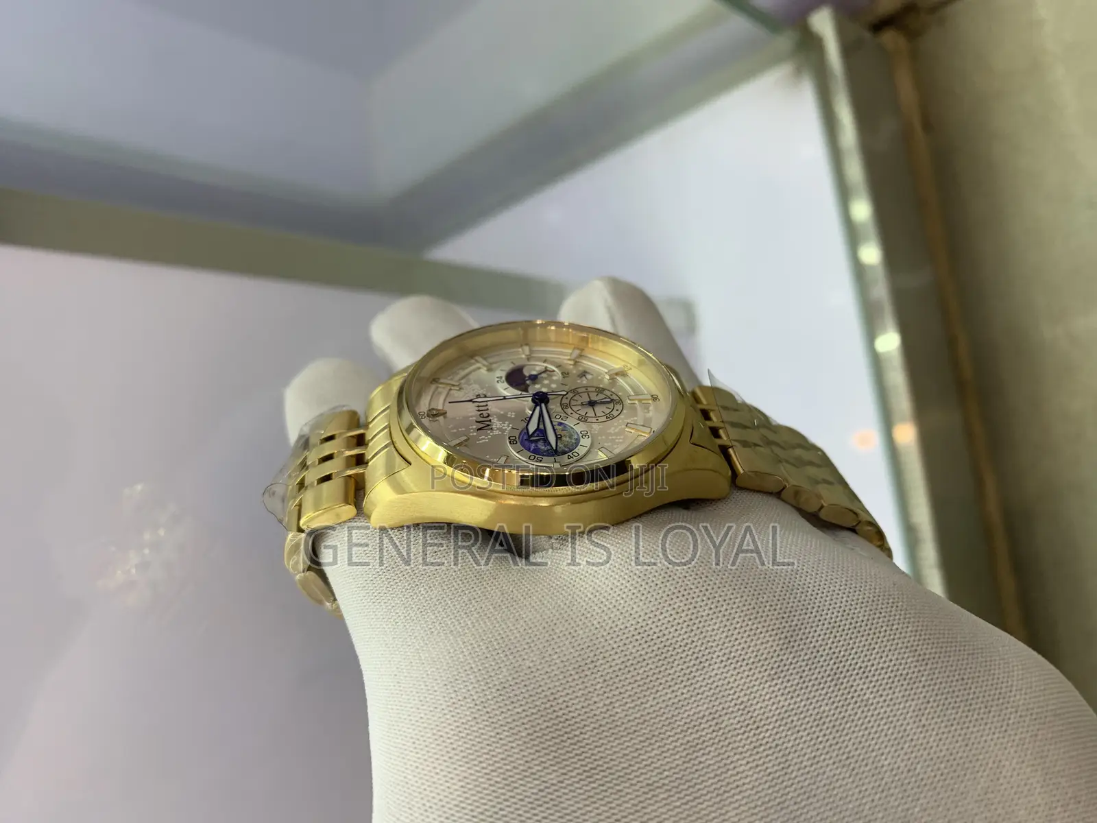 Mettle Gold /Sliver , Black Two Tone Stainless Watch