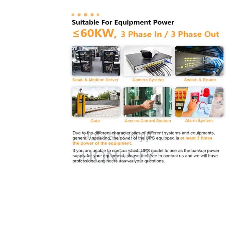Cwups 30kva Rack Ups Backup Power Supply for Telecom Station