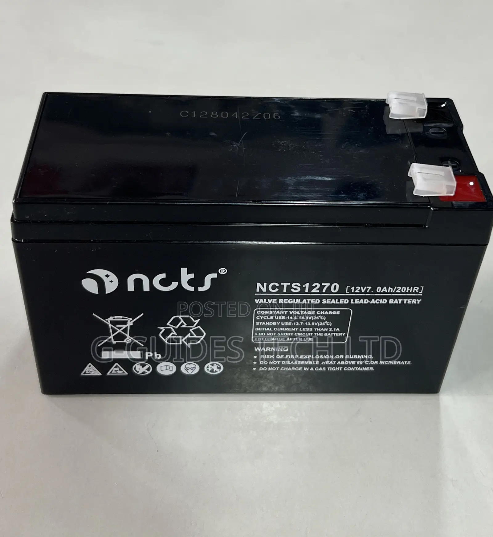 12v 7ah NCTS Ups Battery, 12v 7ah Sealed Lead-Acid Battery