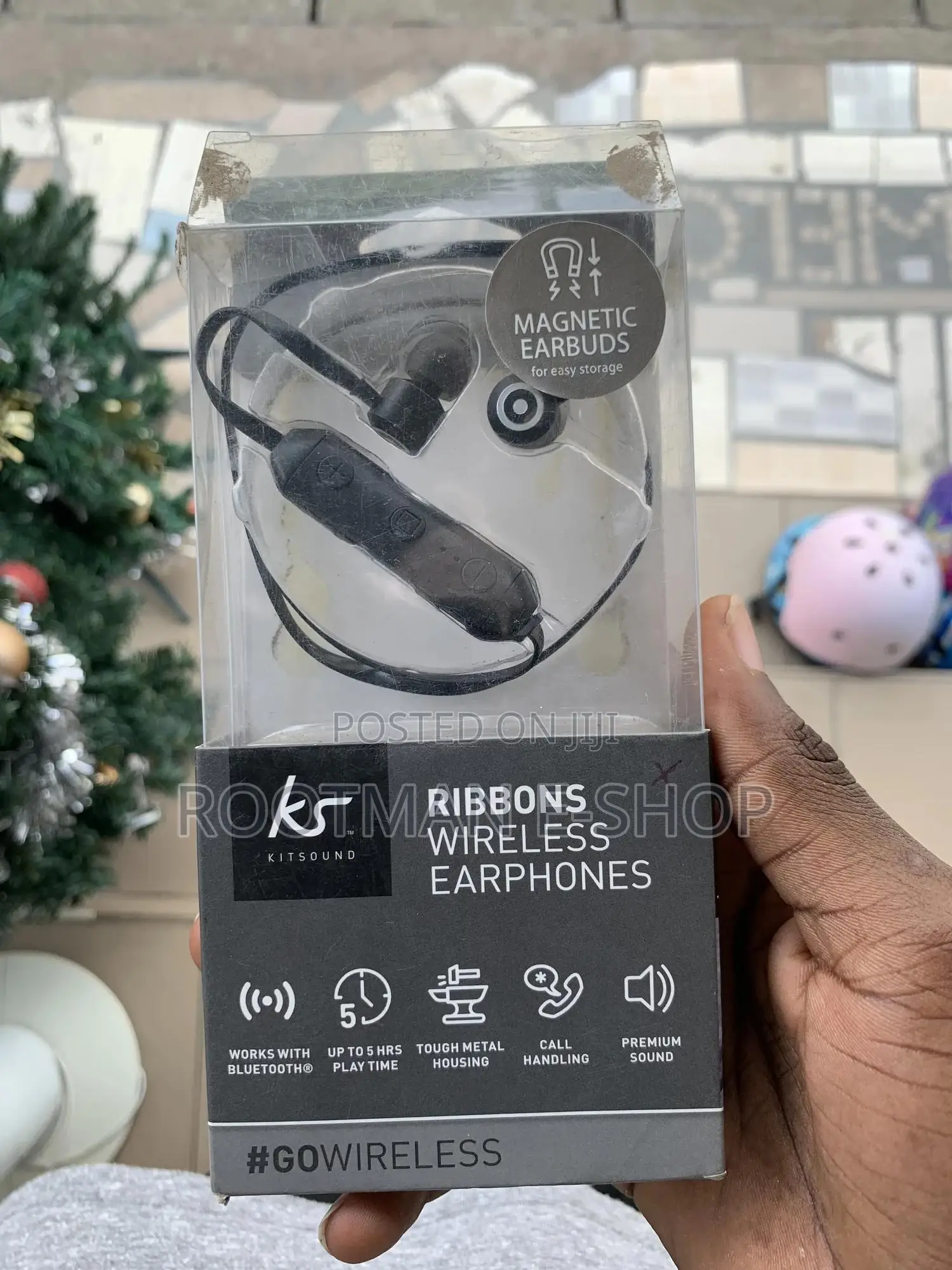 Kitsound Ribbons Wireless Bluetooth Earphone With Microphone