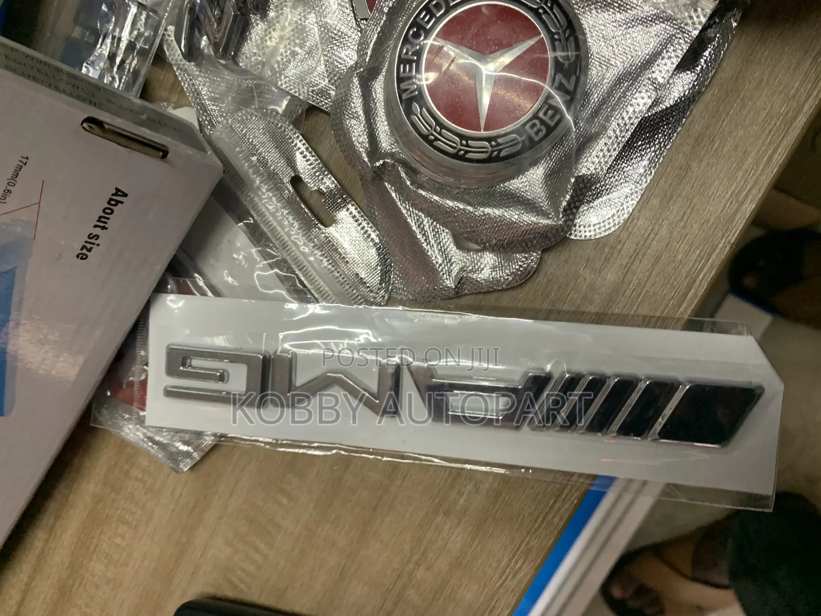 Mercedes Benz AMG Writing Emblem Sticker Logo