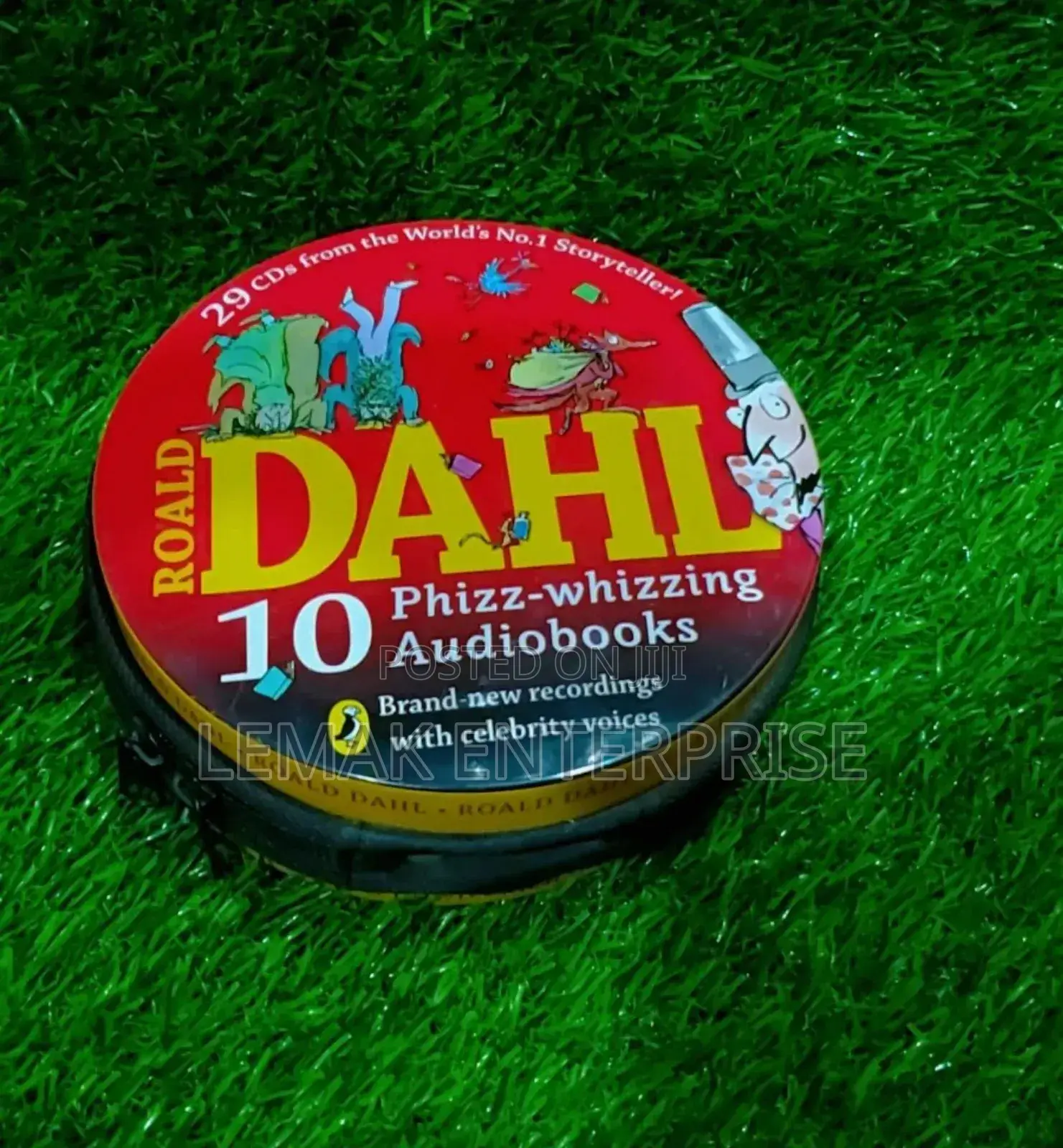 Roald Dahl Classics Audio Story Books Set 29 CD Metal Tin