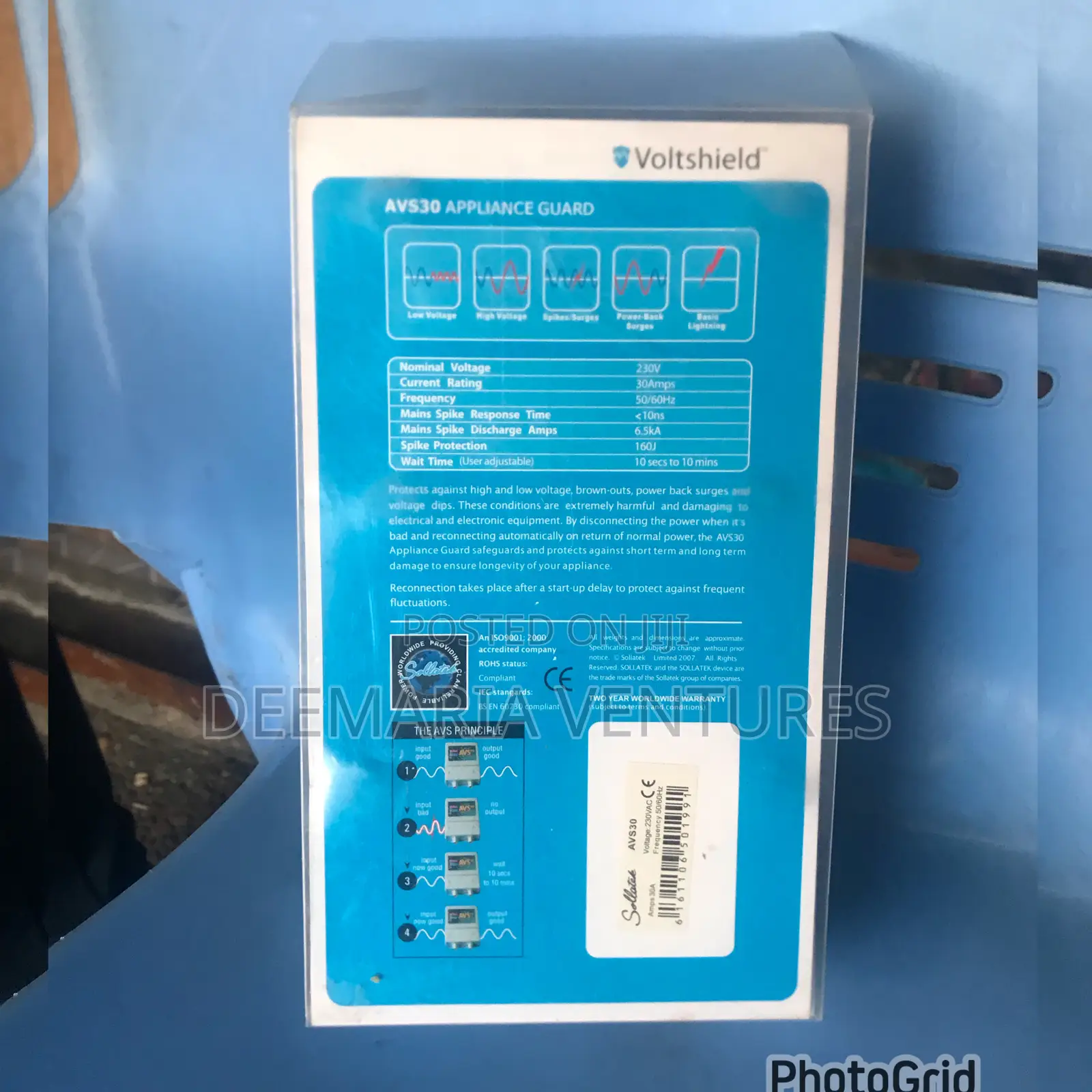 Sollatek Avs 30 Automatic Voltage Switcher