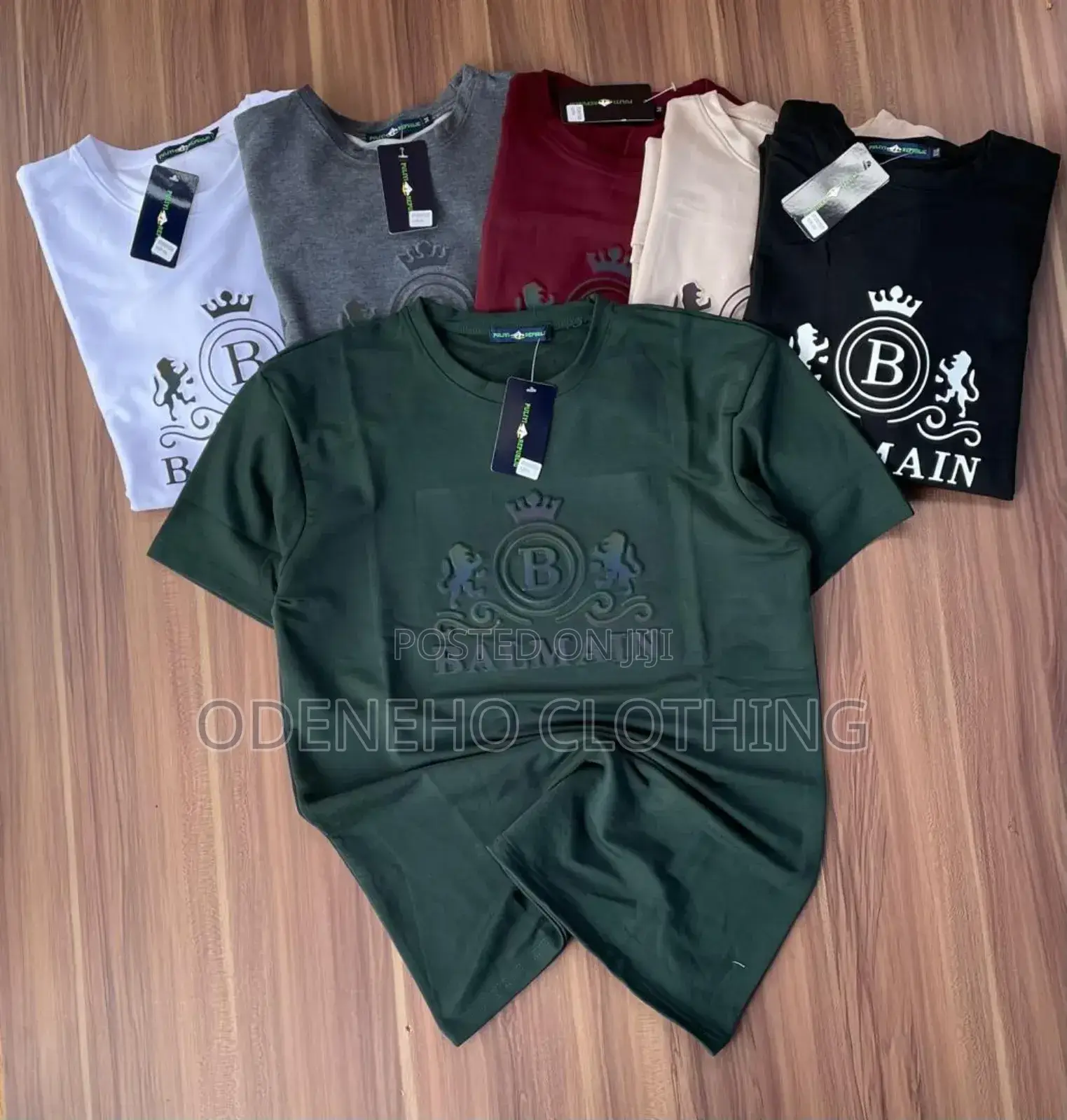 Turkish Balmain Round Neck T Shirts