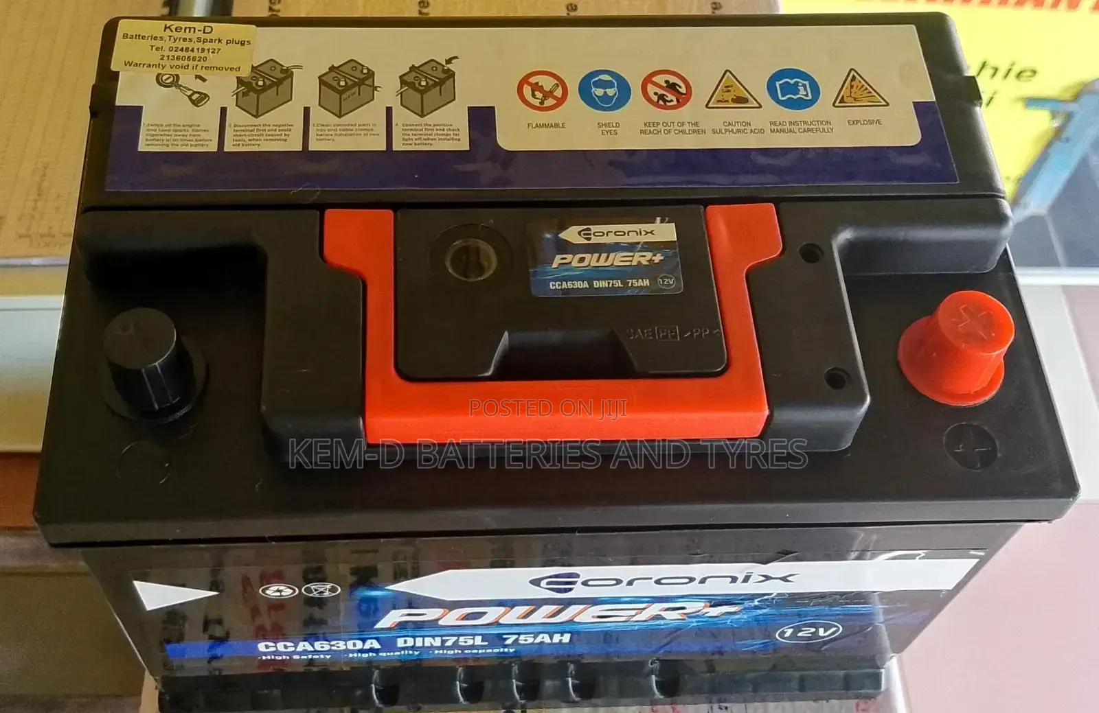 15 Plates Coronix Batteries _Free Delivery + Alternator Test