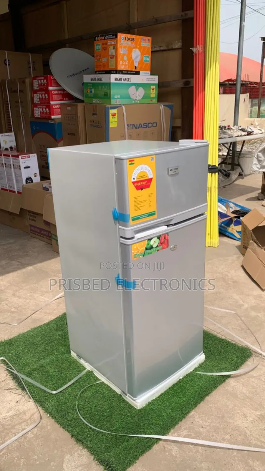 ^Westpool Double Door Fridge 95 Liters Top Freezer