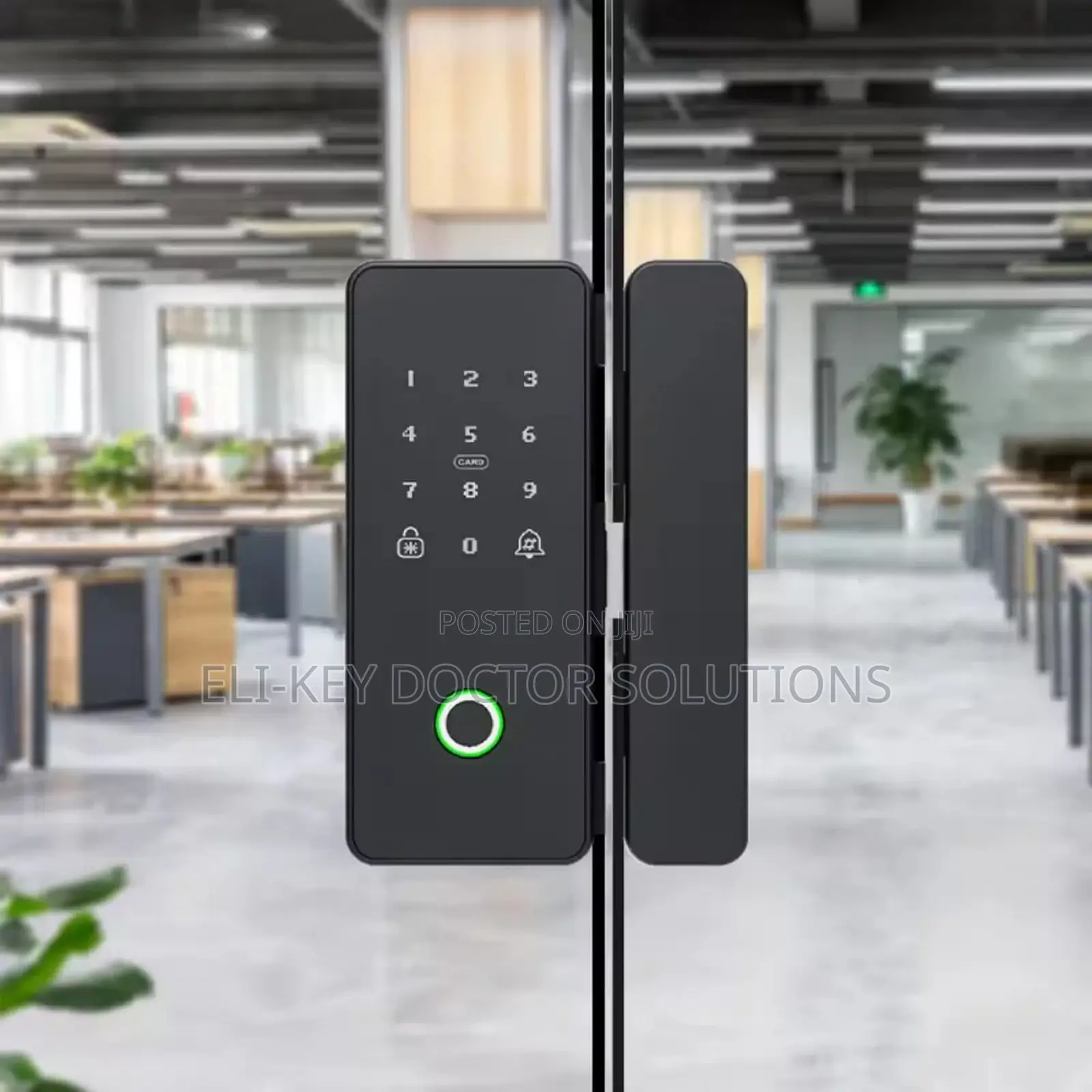 Smart Door Locks for Office Glass Doors With Tuya App