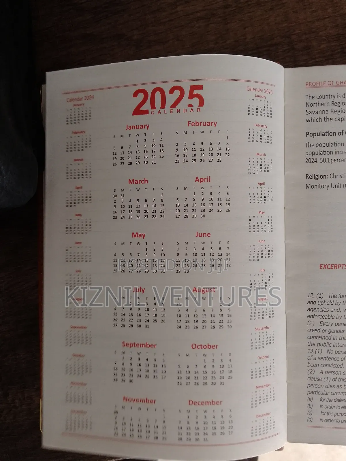 Diary 2025 A4