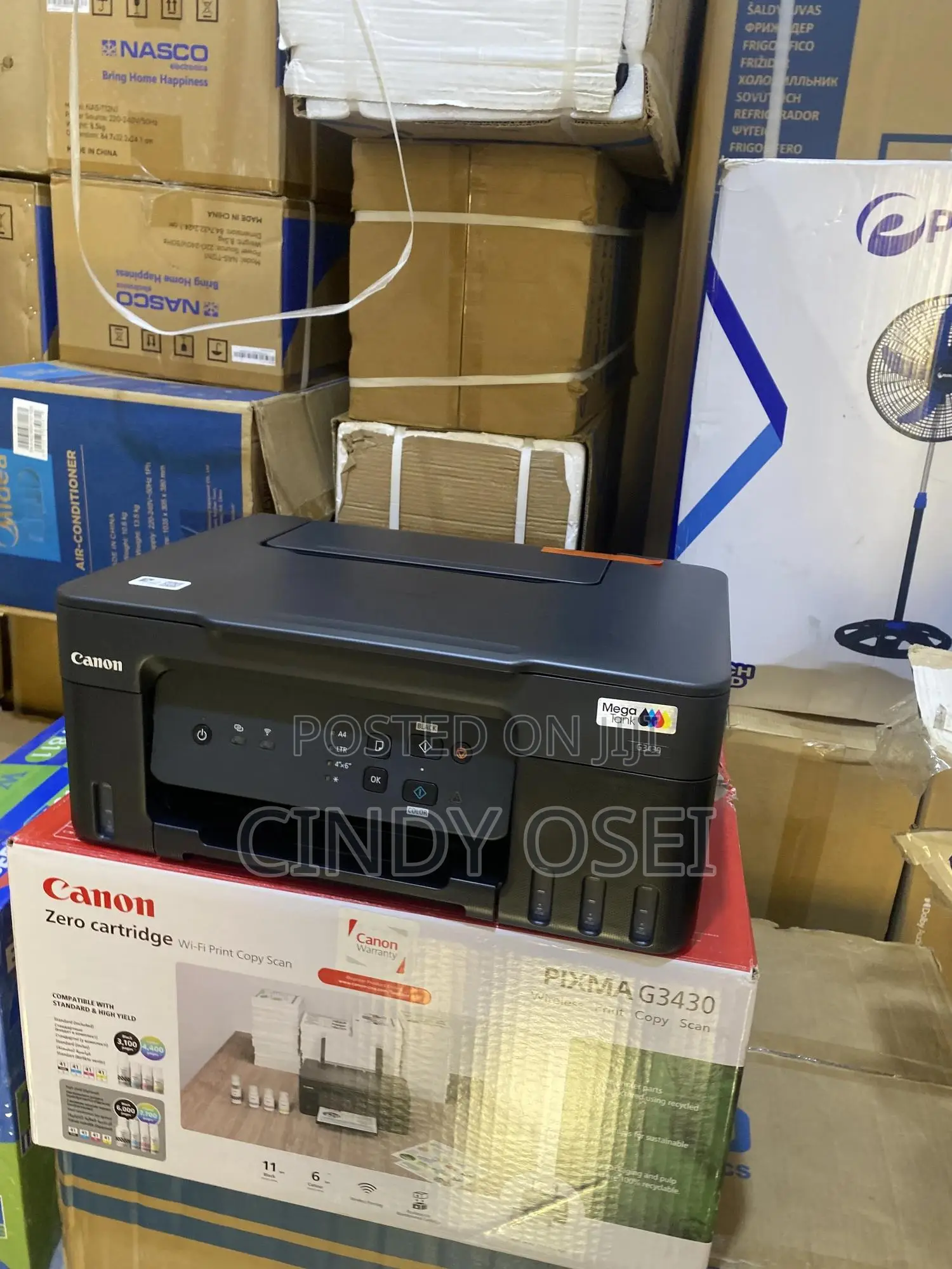 Amusing Canon Pixma G3430 3in1 Wireless Inktank Printer