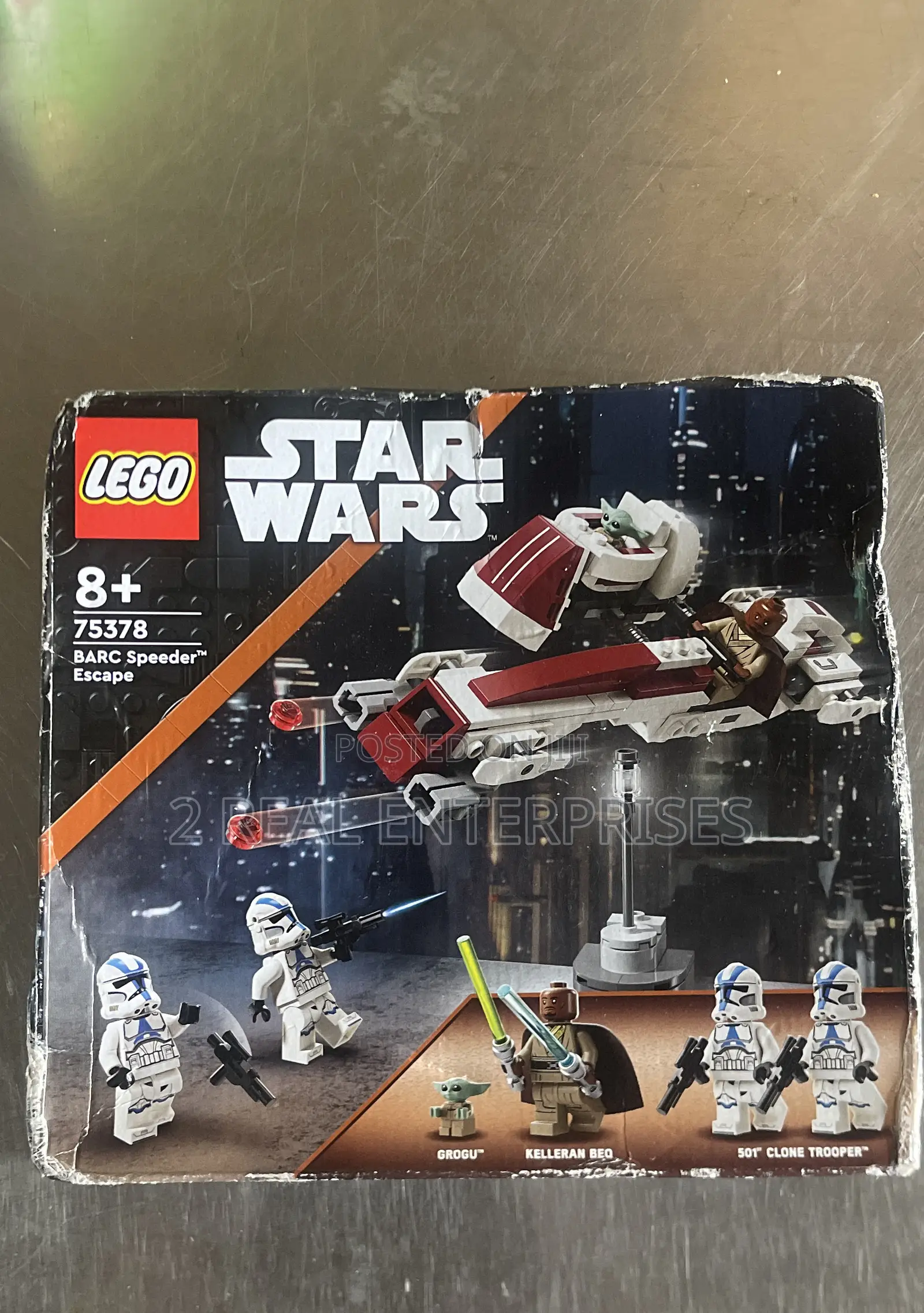 Original Lego Star Wars Barc Speeder Escape Complete Set