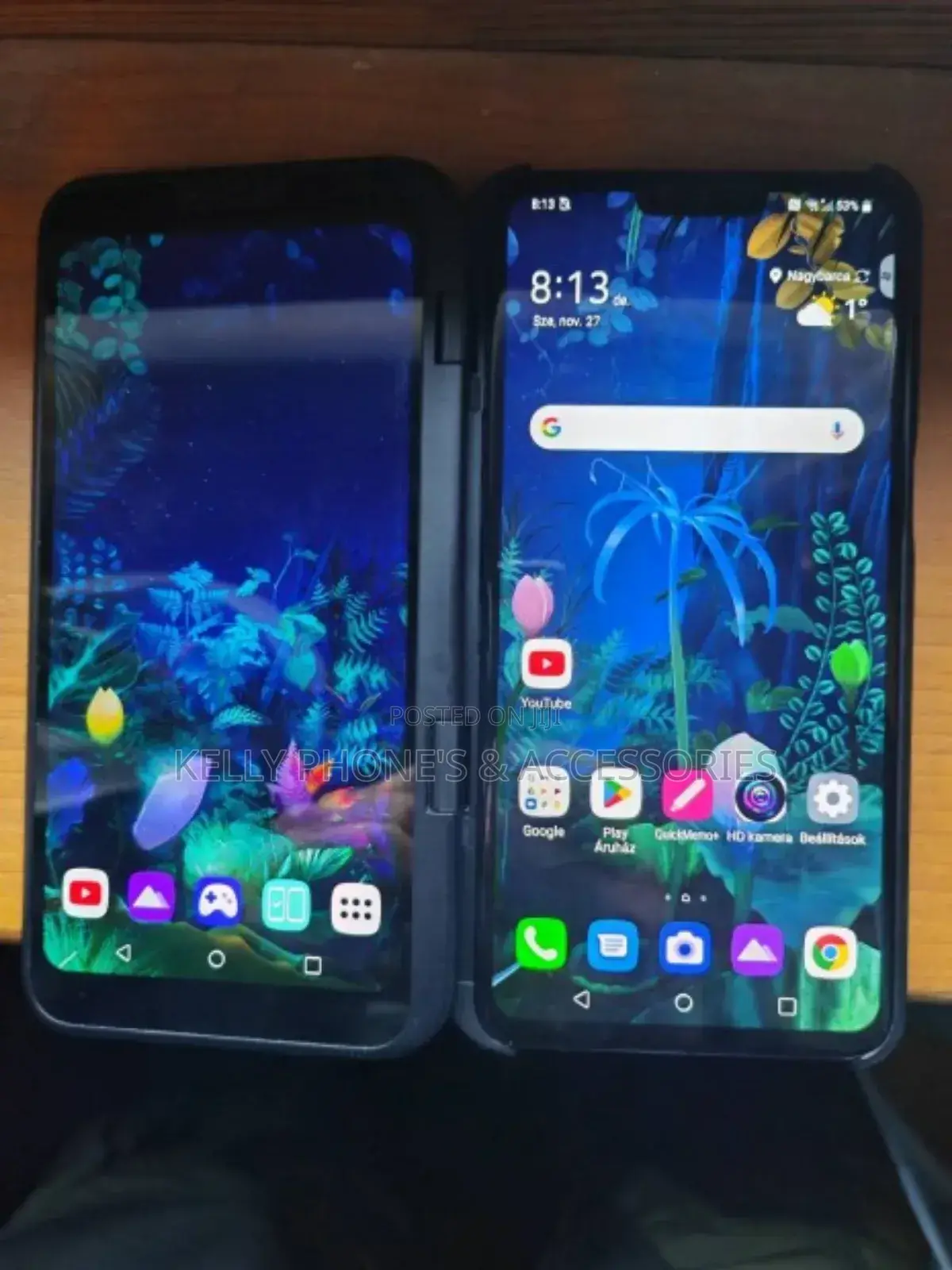 New LG V50S ThinQ 5G 128 GB Black