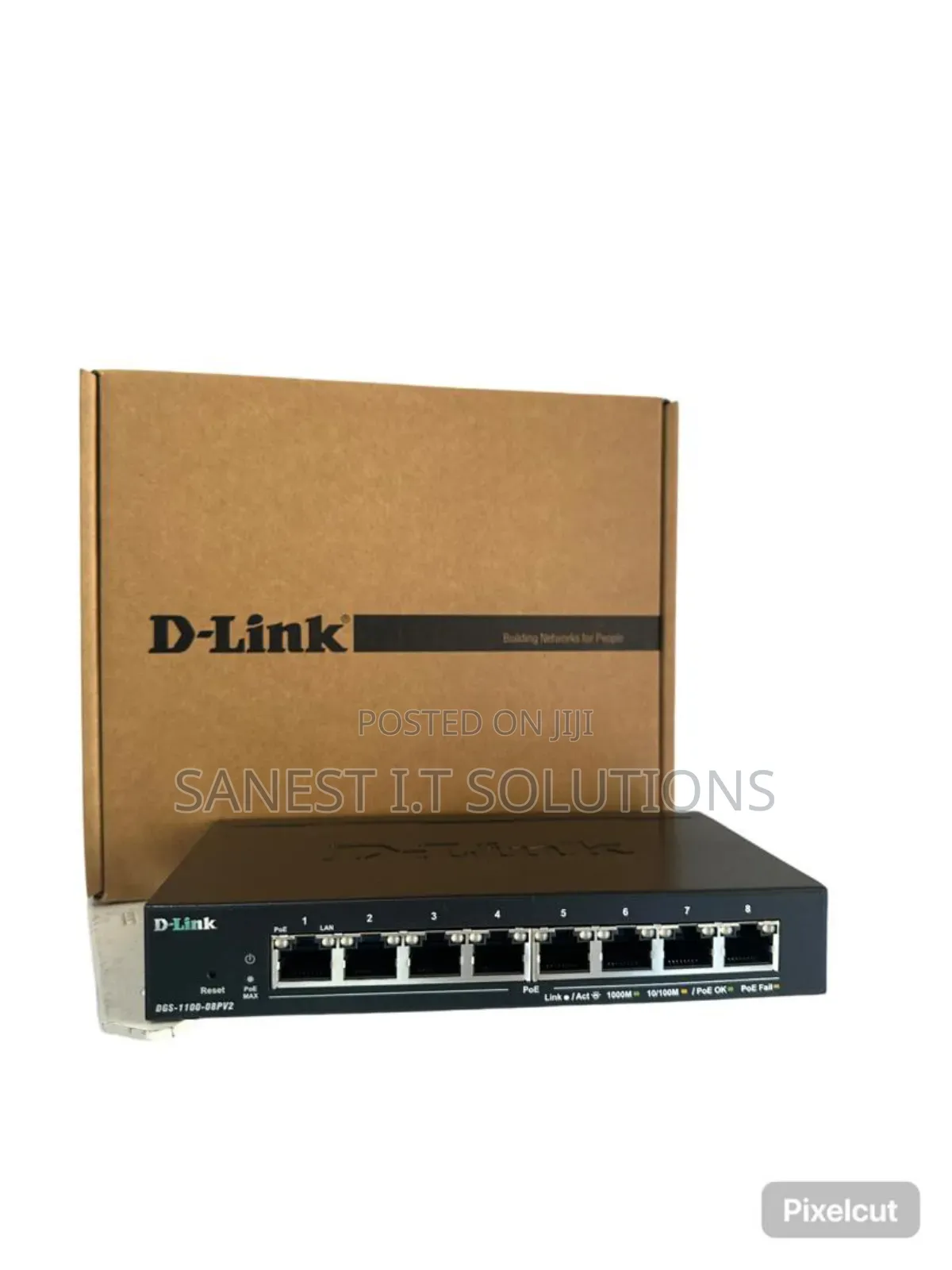 D-Link 8port Gigabit Poe Manage Switch DGS-1100-08pv2