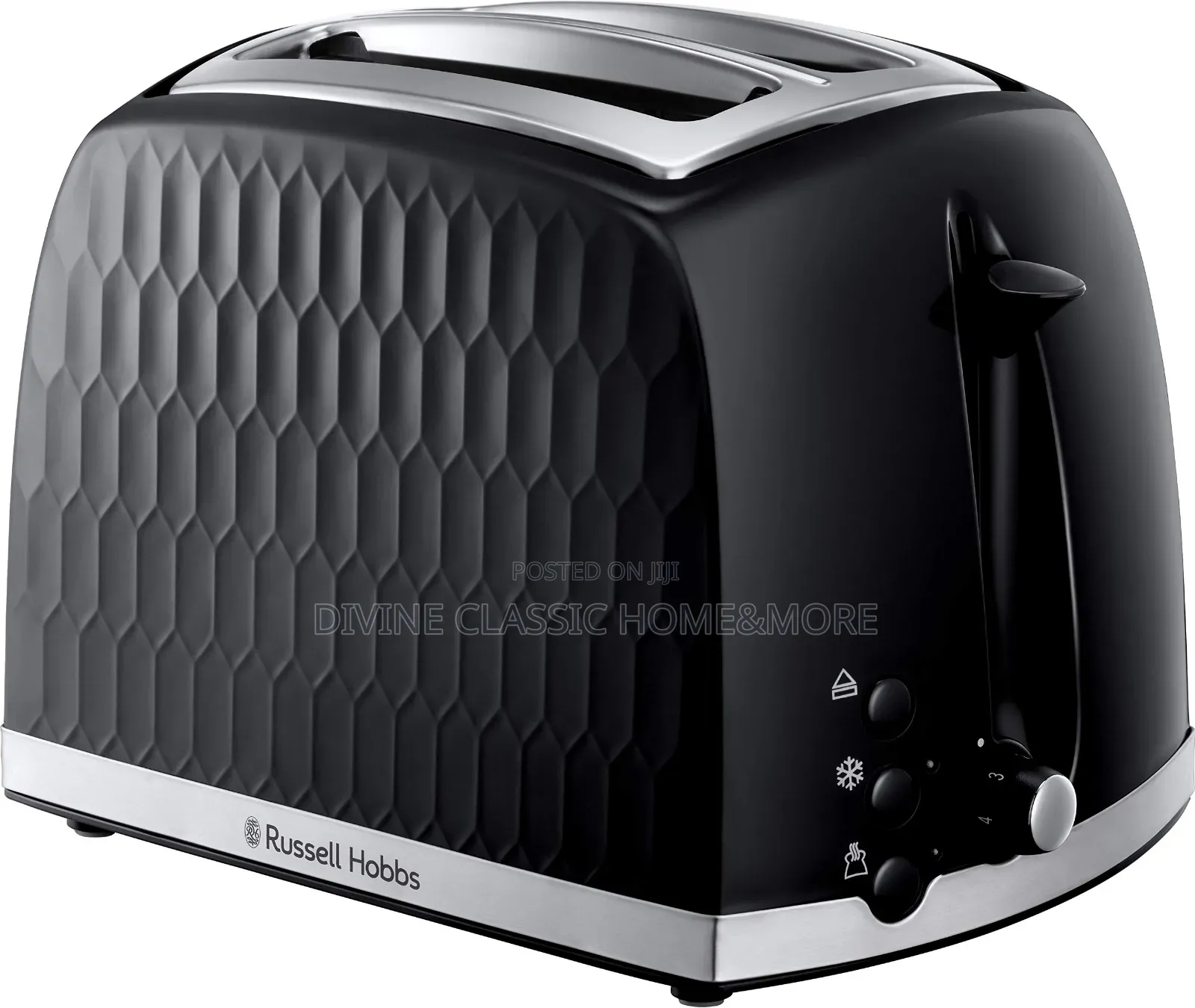 Russell Hobbs Honeycomb 2 Slice Toaster (Extra Wide Slots)