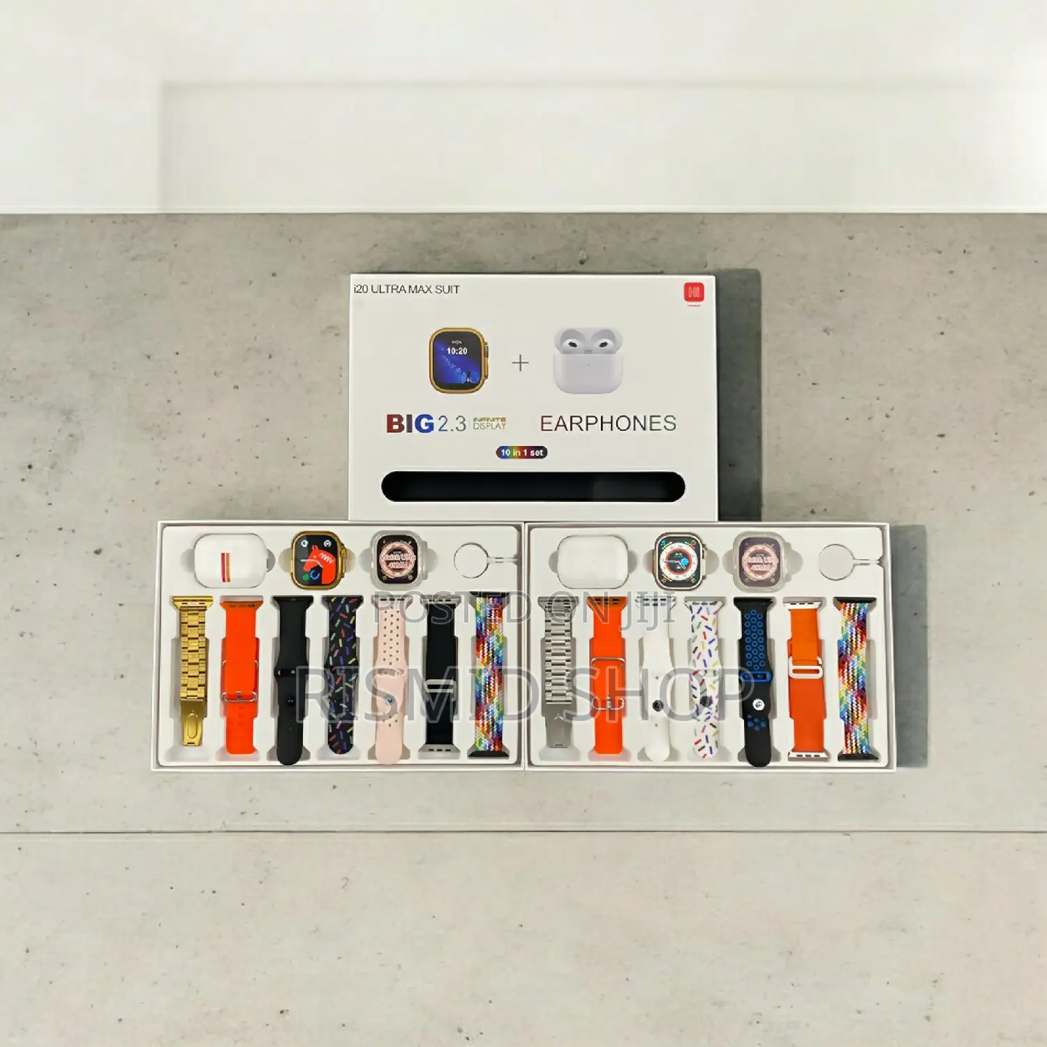 Ultra I20 Ultra Max Suit Series 8 Smartwatch (10 in 1)