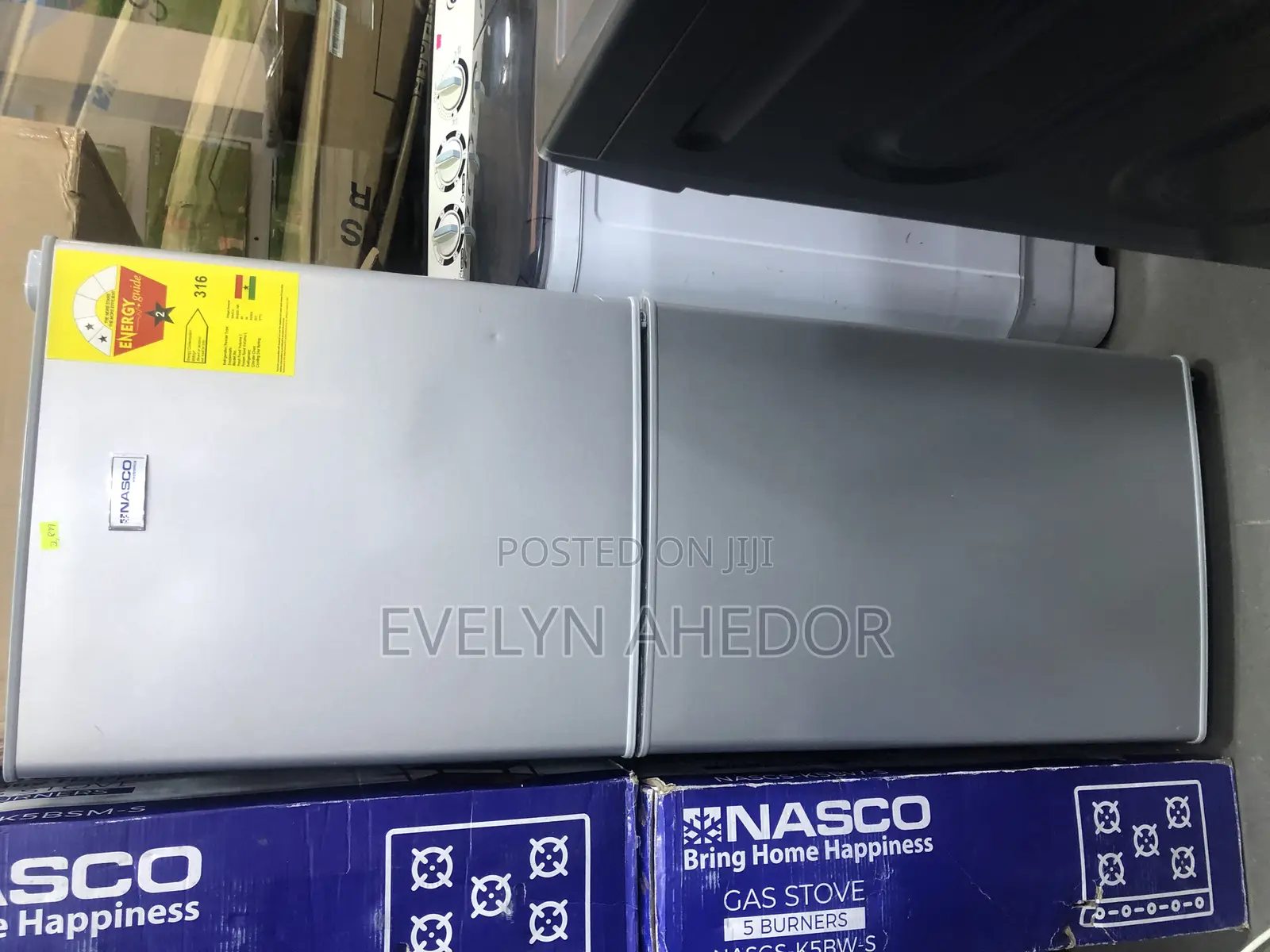 Brand New Nasco Bottom Freezer Double Door 116 Liters