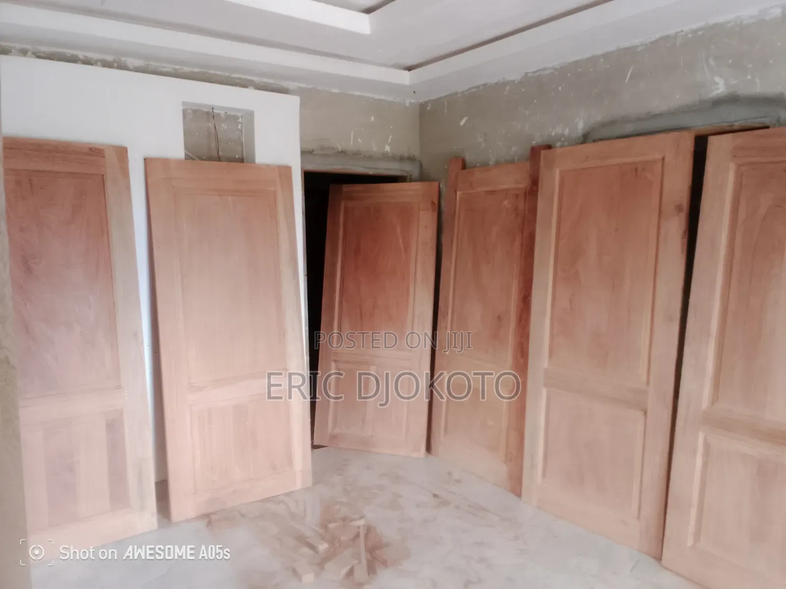 Doors Two Panel Red Wood