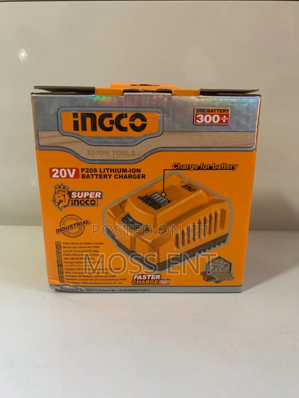 Ingco Fast Charger 20v - 4a Yellow - Fcli20411