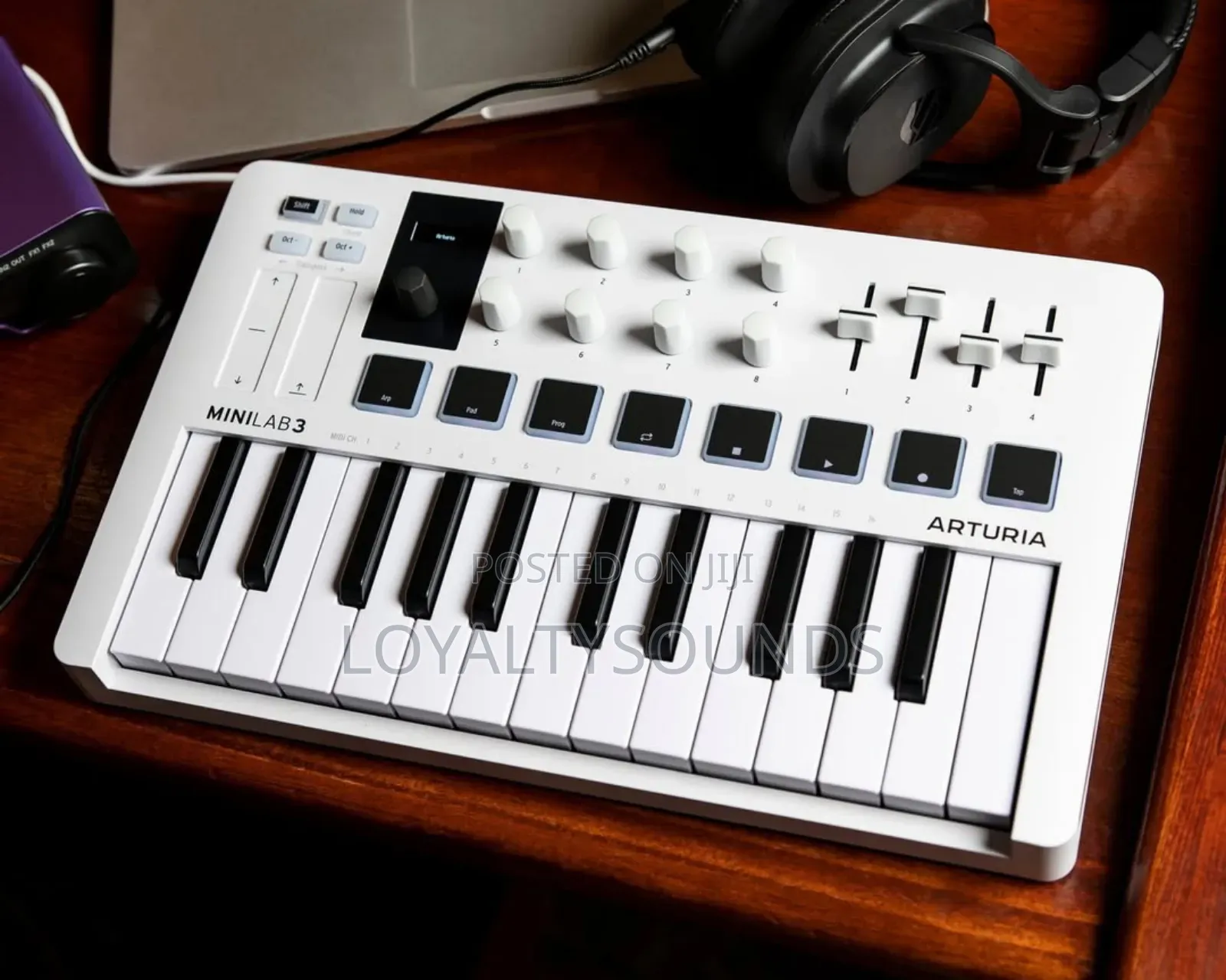 Arturia Minilab3 Midi Controller (White)