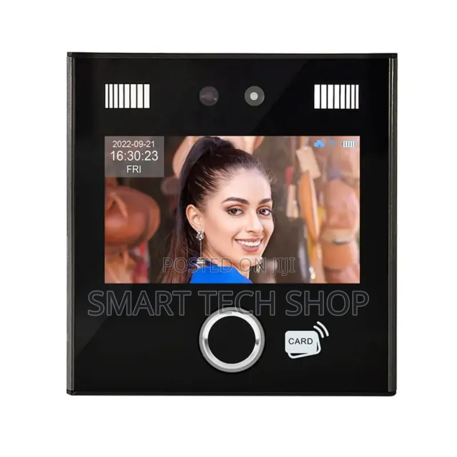 AI Dynamic Face Recognition Time Attendance Built In Battery