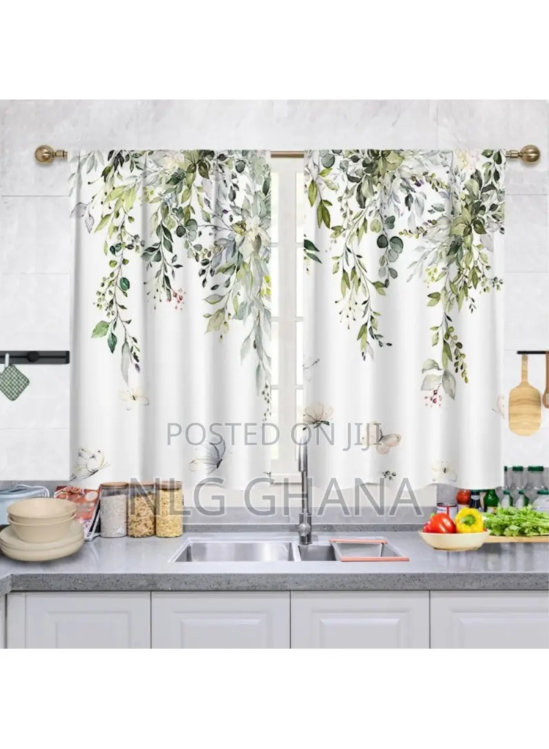2pcs 214x160cm Home Window Curtain Pattern Polyester Light F