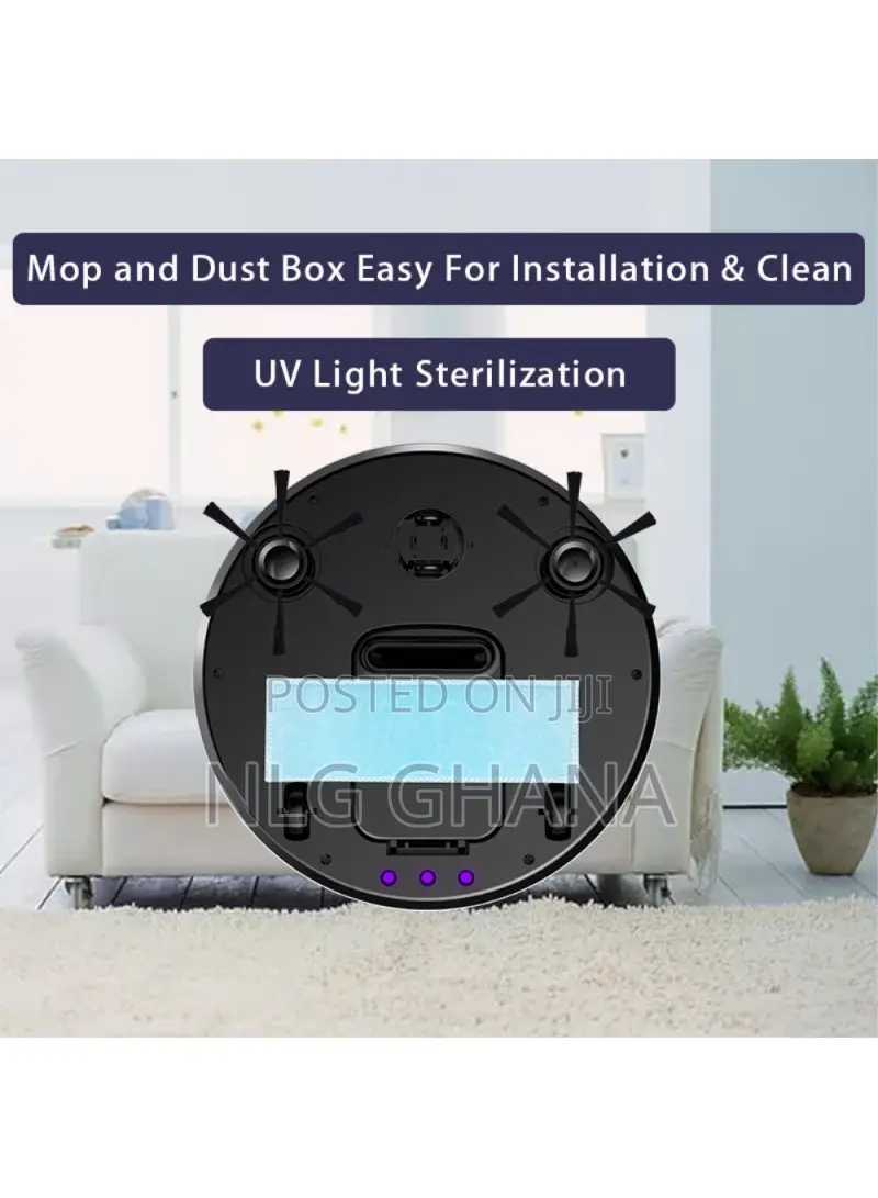 3-in-1 2400mah 6W Rechargeable Smart Robot Vacuum Cleaner Wi