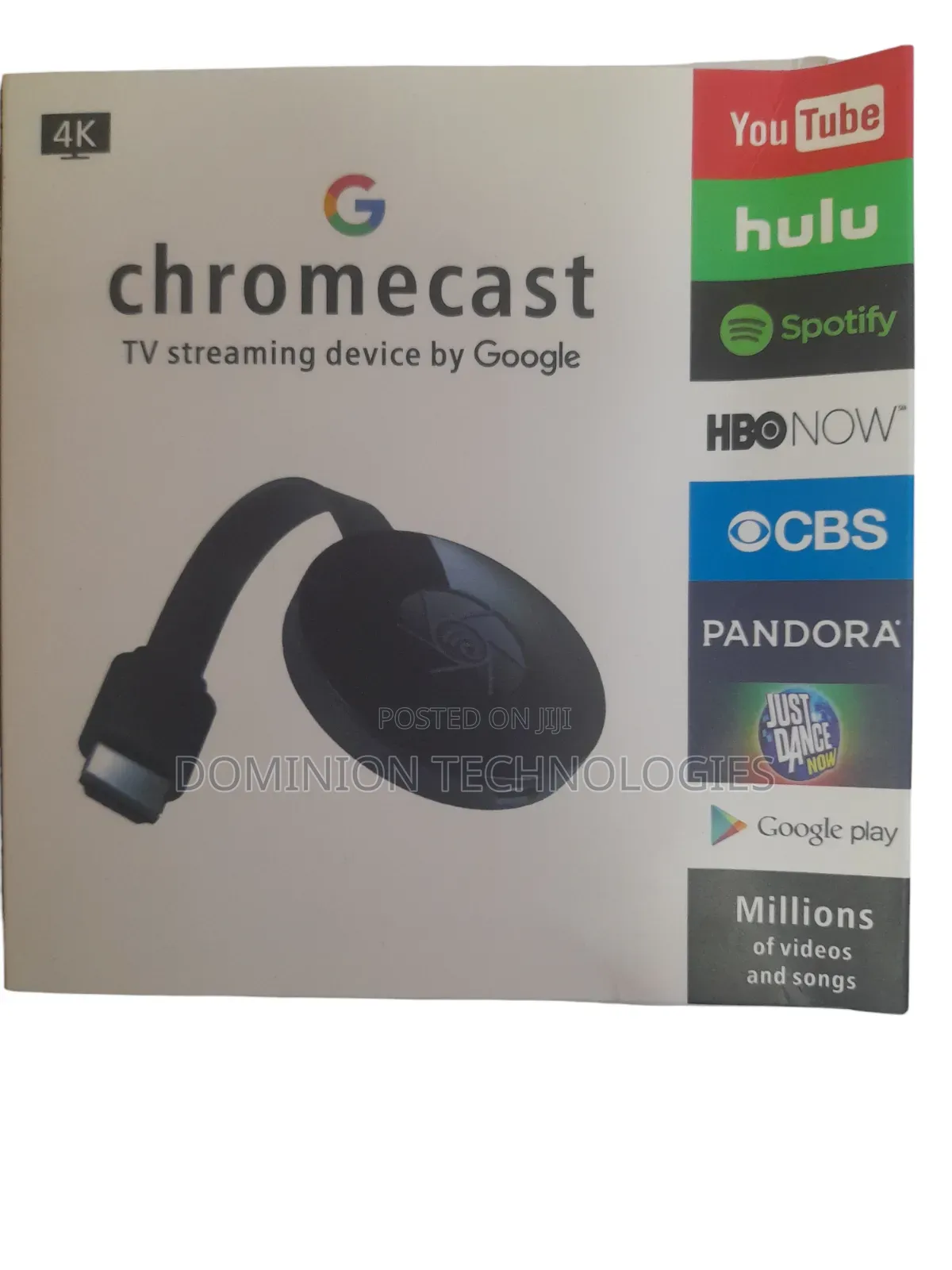 Chromecast TV Streaming Device by Google