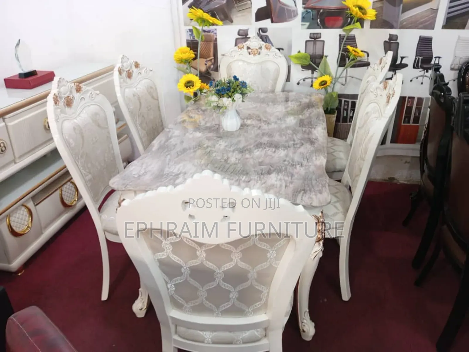Dinning Set With Six Chairs