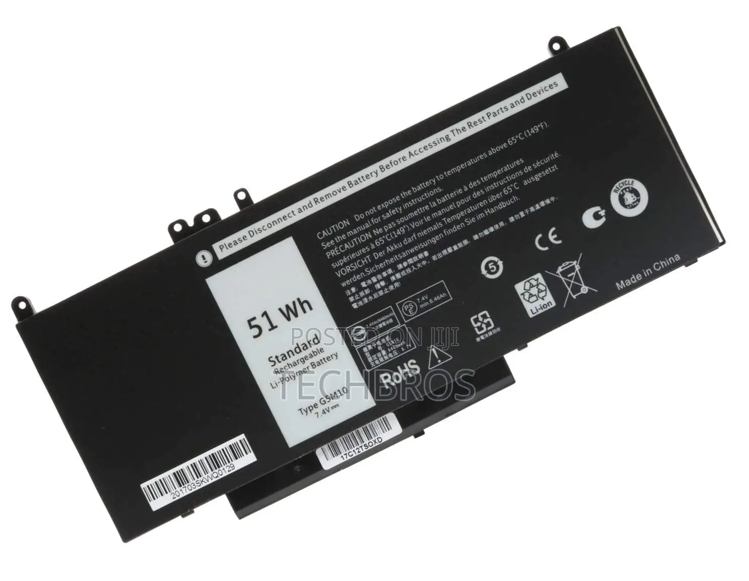Original Dell G5M10 Laptop Battery for Dell E5450 E5550