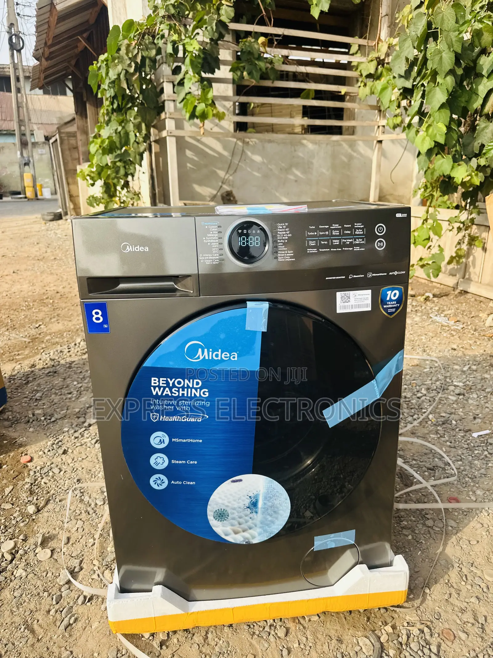 Highly Recommended MF-200W80WB/T 8kg Midea WM