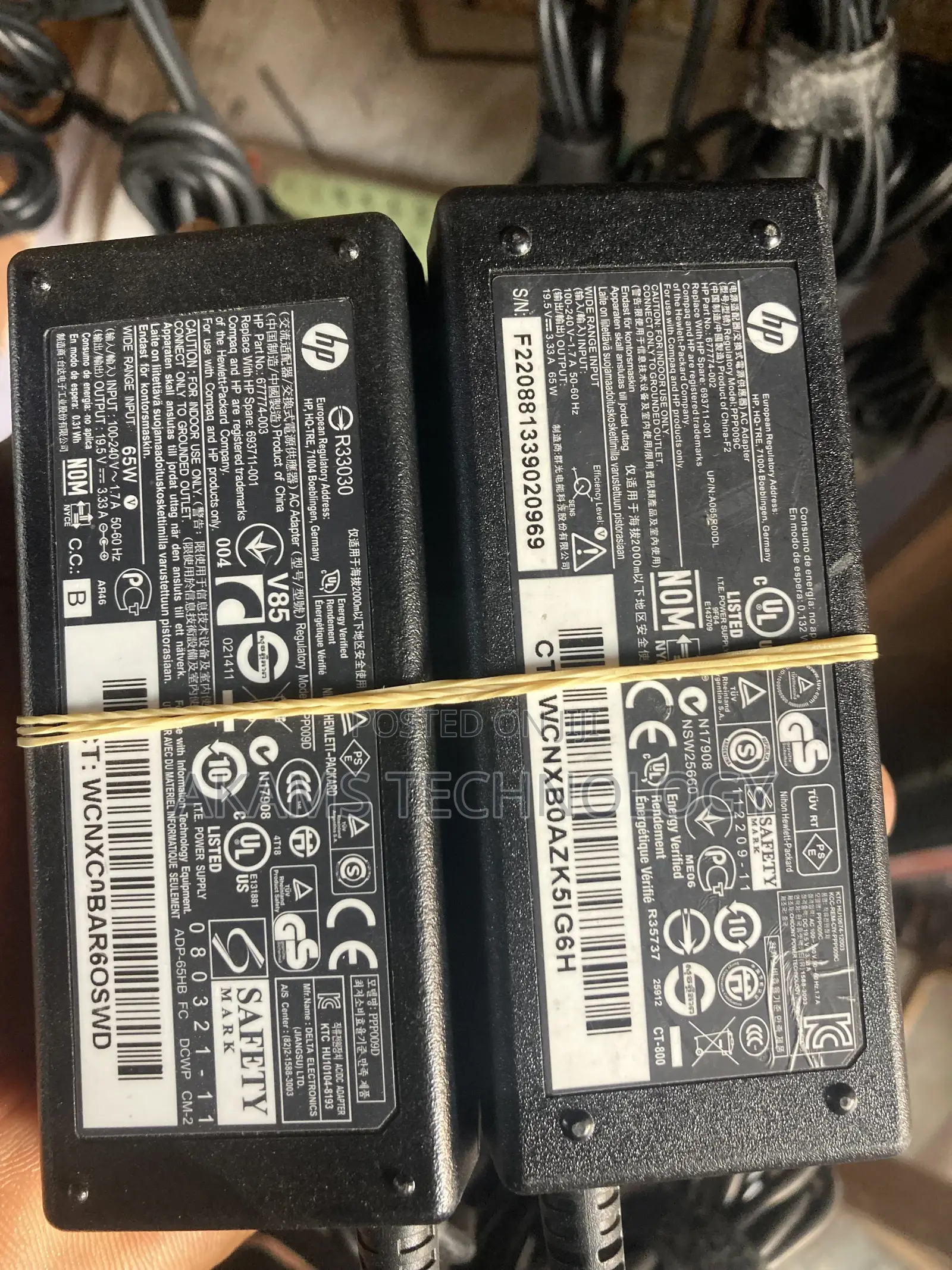 Original HP Big Pin Chargers