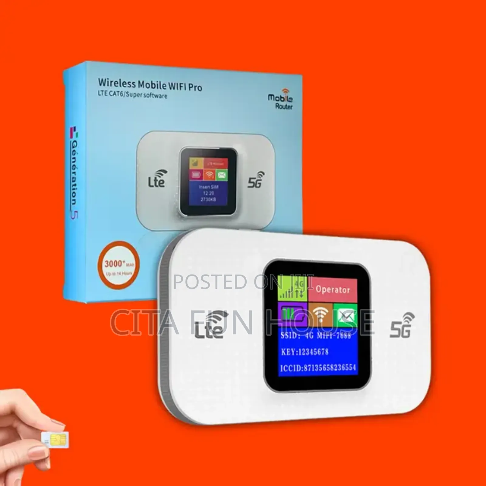 4G Universal Portable Wi-Fi/Mifi