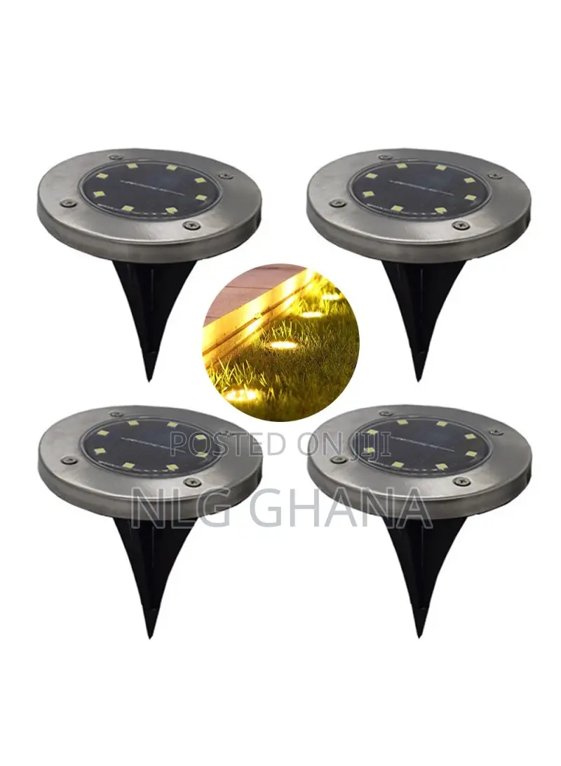 2V 4pcs 8led Outdoor Gardening Lights Decorative Lamp for Ya