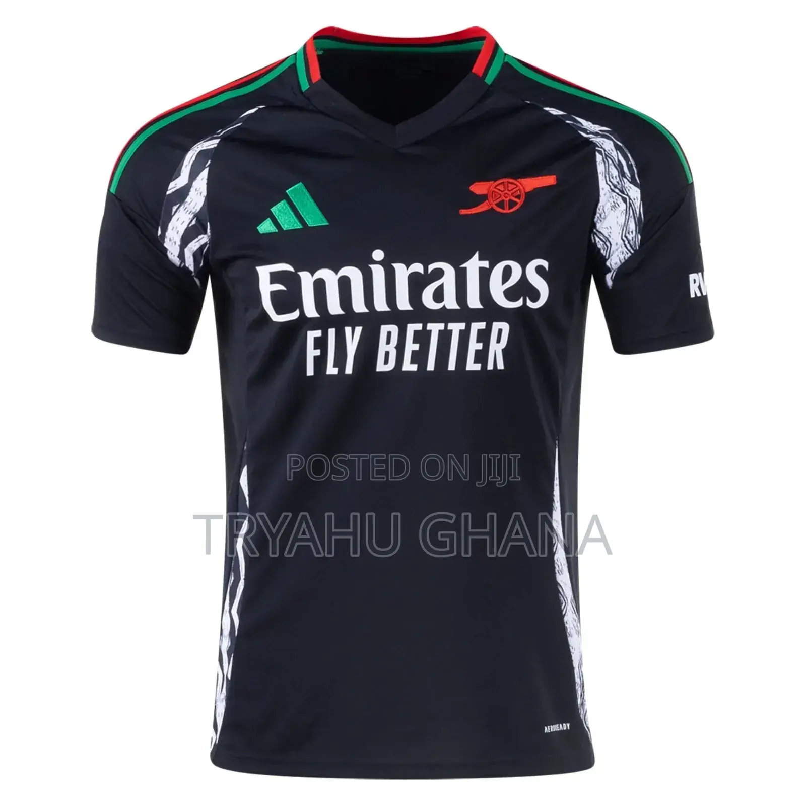 New 2024/2025 Arsenal Black Jersey for Sale at Tryahu Price