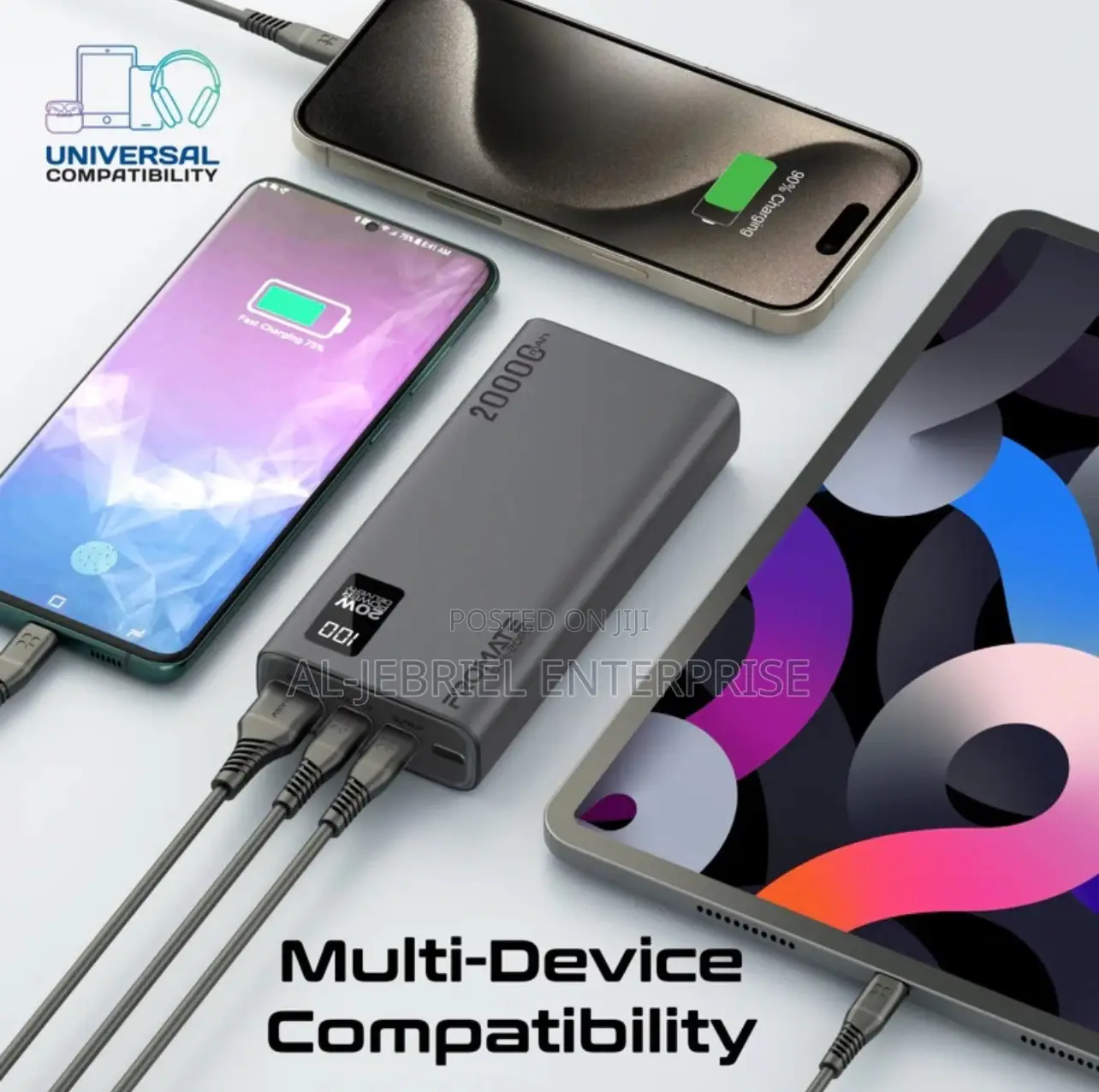 Bolt-20 Multi Device Promate 20,000mah Fast Chat Powerbank