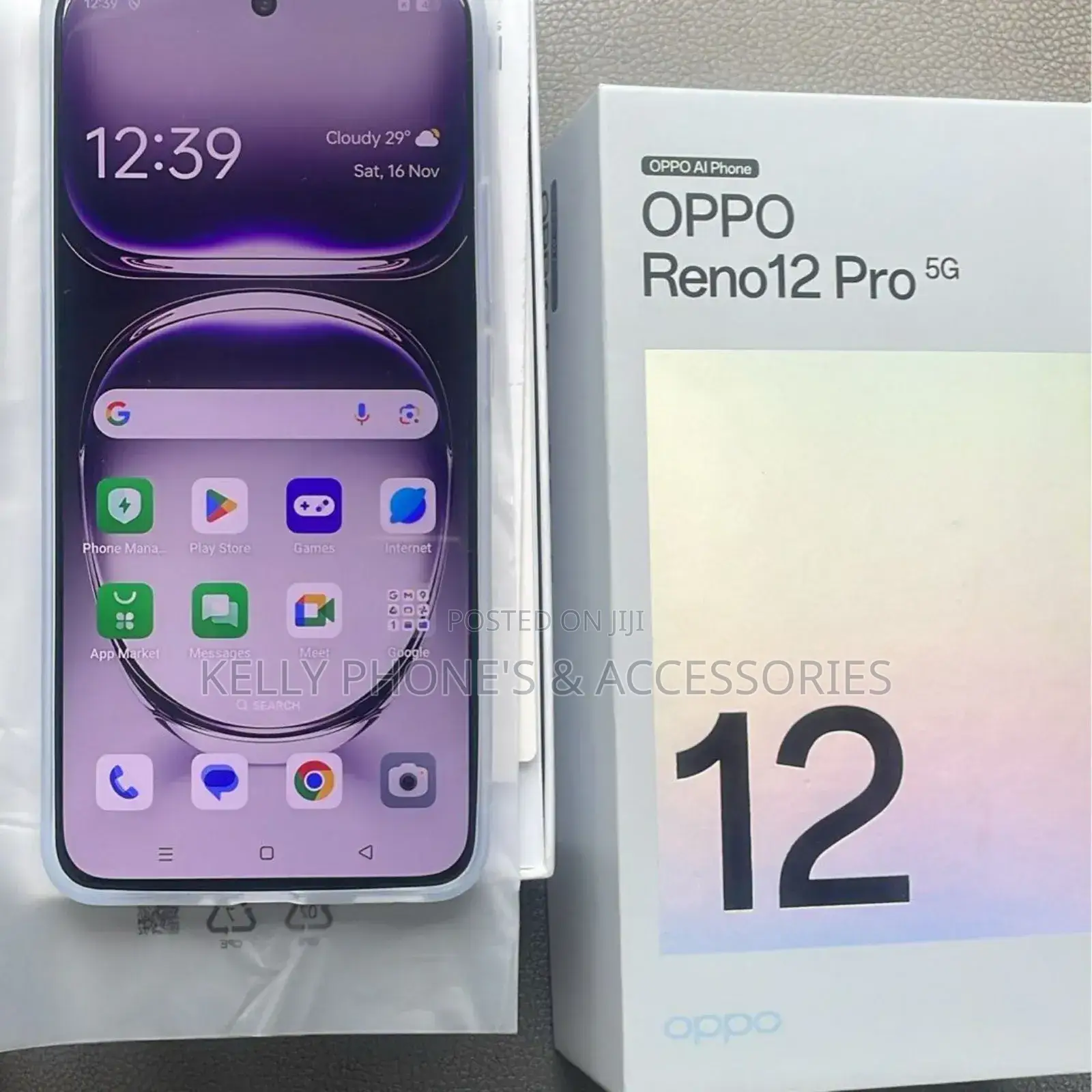New Oppo Reno12 Pro 5G 256 GB Black