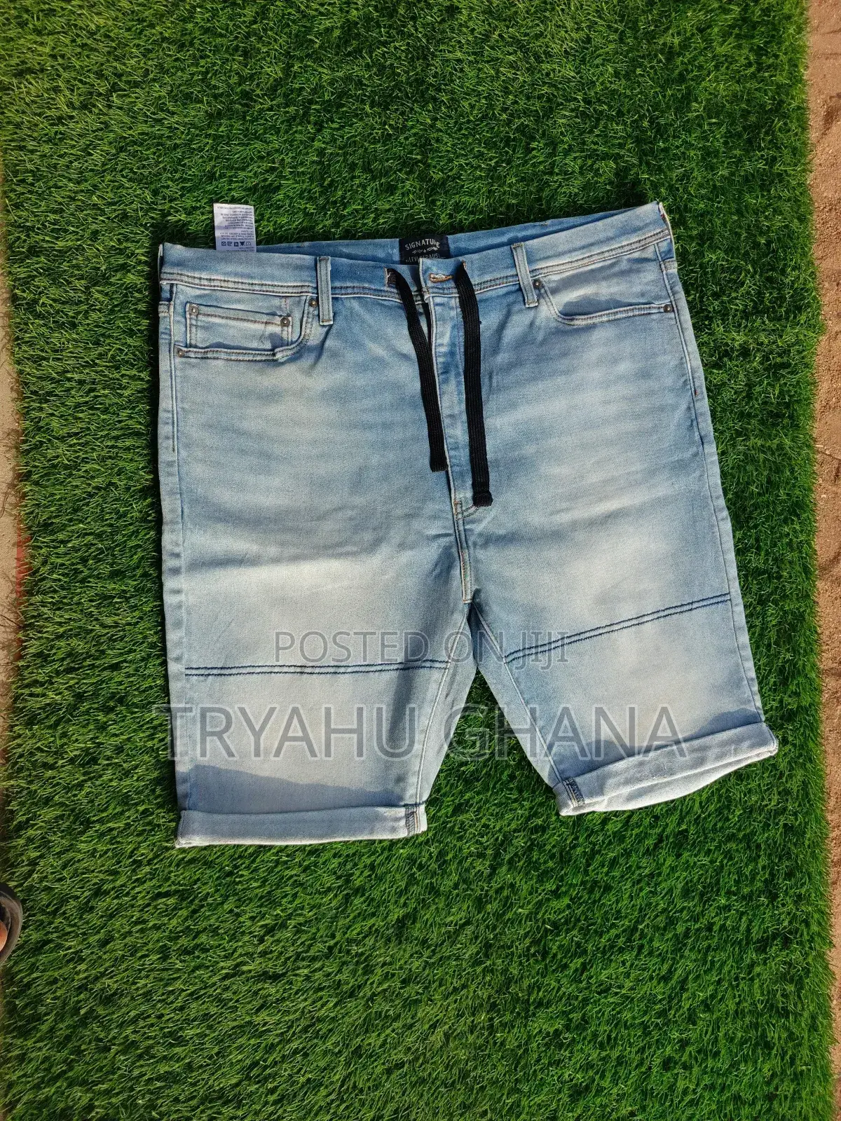 Foreign Used Faded Jeans Shorts for Sale in Size 36 Only