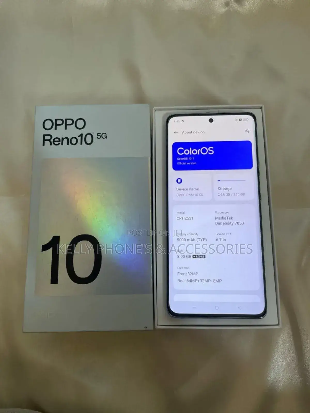 New Oppo Reno 10 5G 256 GB Black