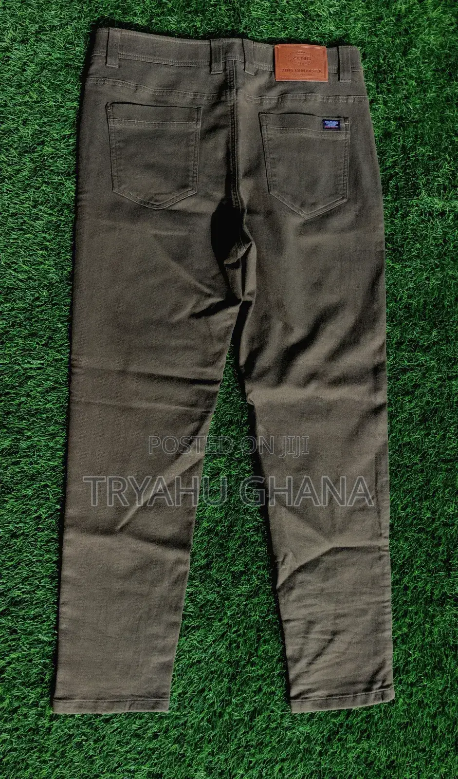 Classy Quality Foreign Used Army Green Kharki Jeans for Sale