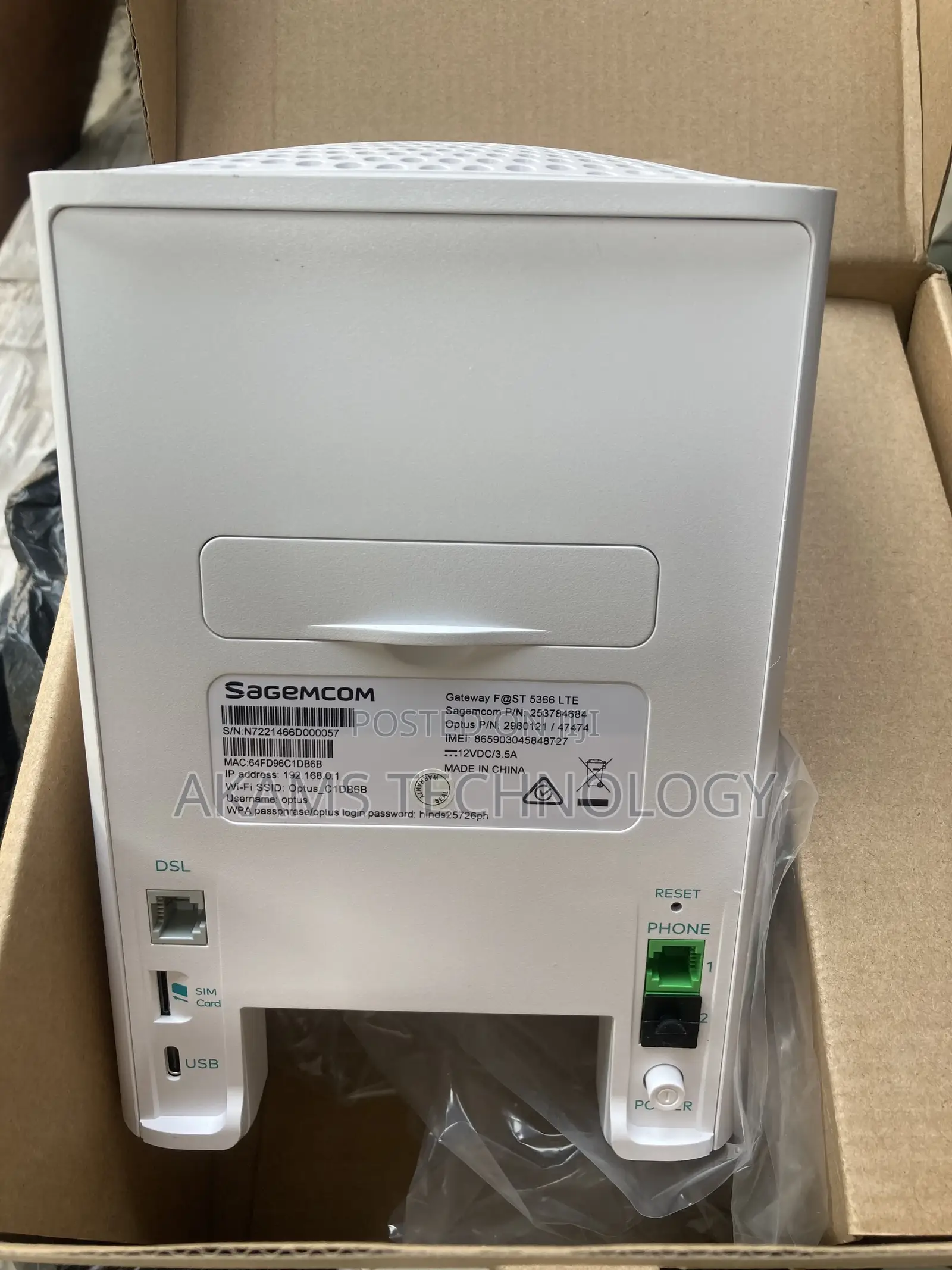 Router Optus