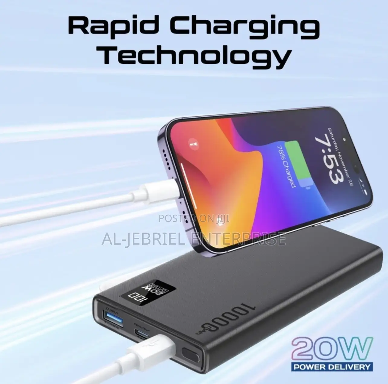 Bolt-10 Quick Charge Promate 10,000mah Power Bank