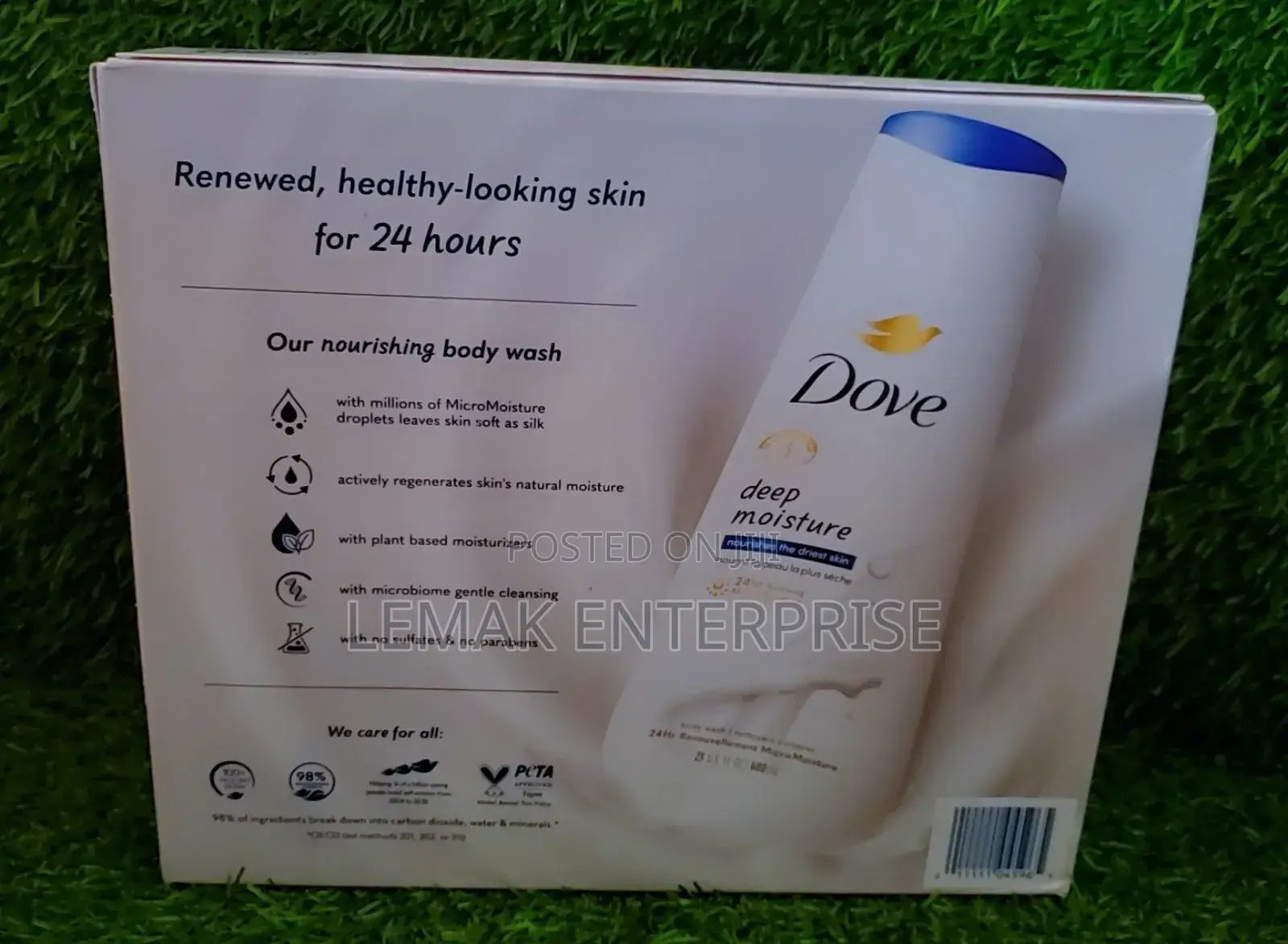 Dove Deep Moisture Nourishing Body Wash, 680ml 3pack
